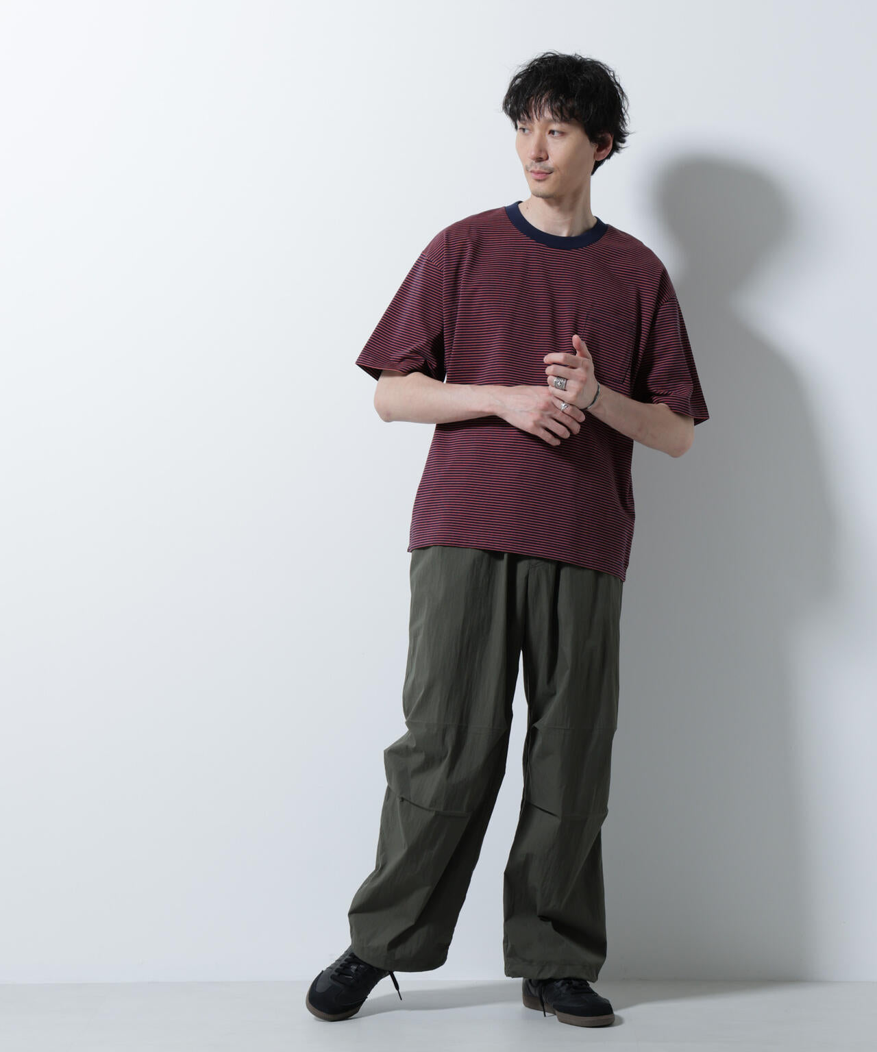 20シルケットボーダーTシャツ 半袖