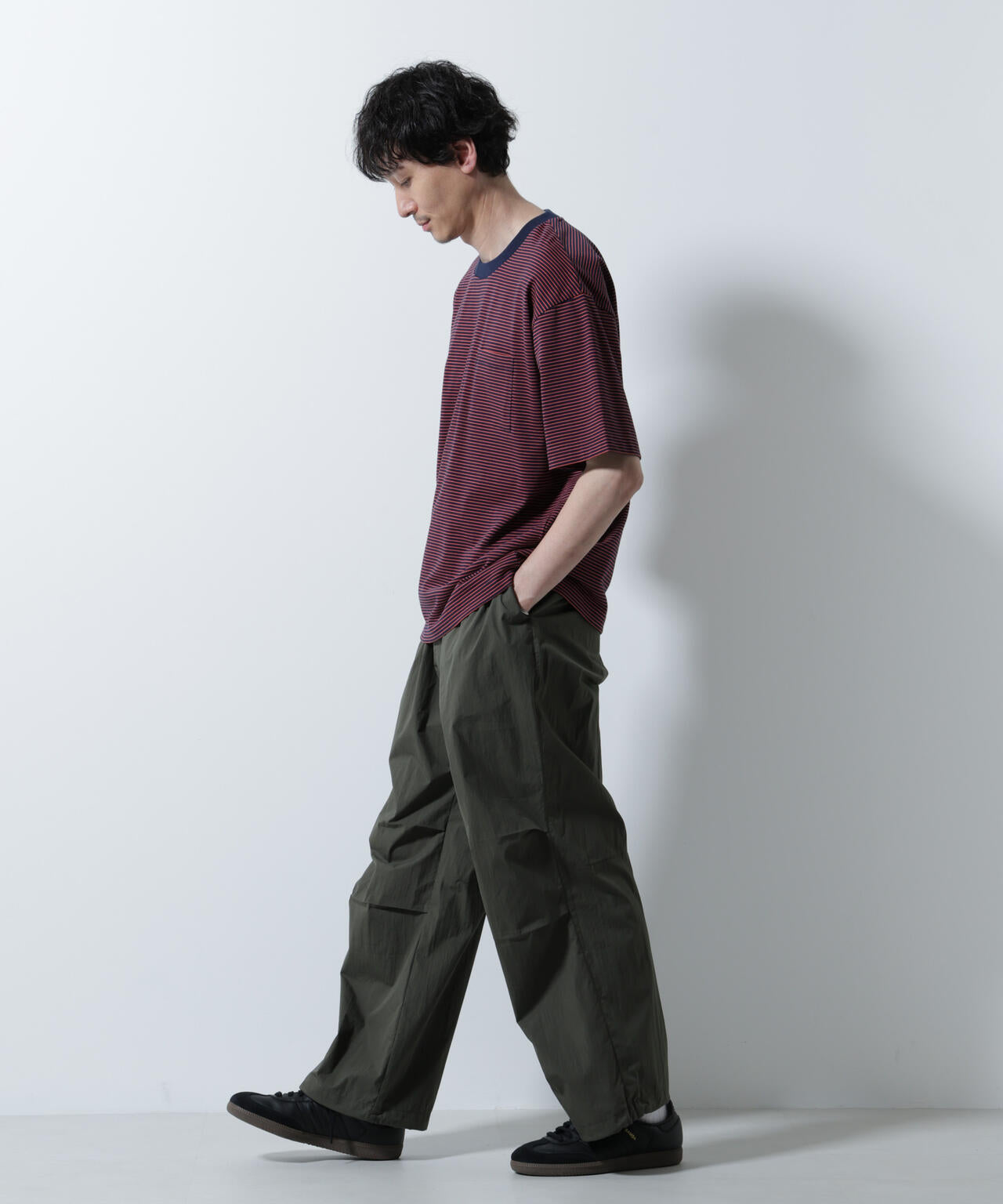 20シルケットボーダーTシャツ 半袖