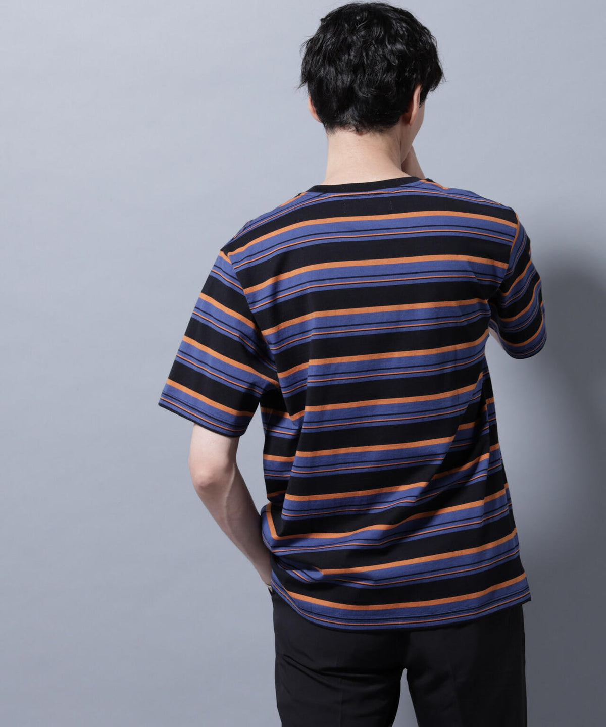 ナノベアボーダーTシャツ 半袖
