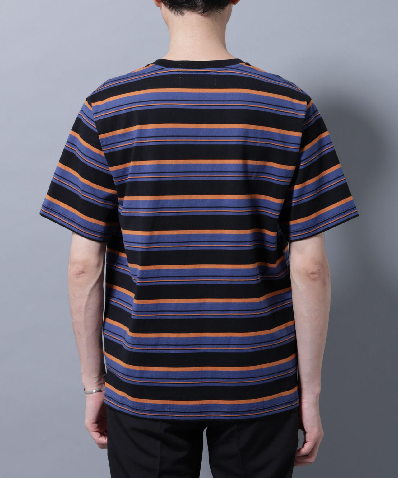 ナノベアボーダーTシャツ 半袖