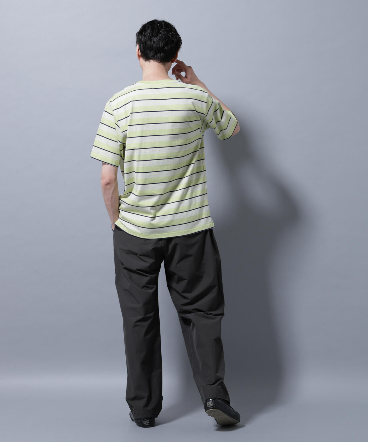 ナノベアボーダーTシャツ 半袖