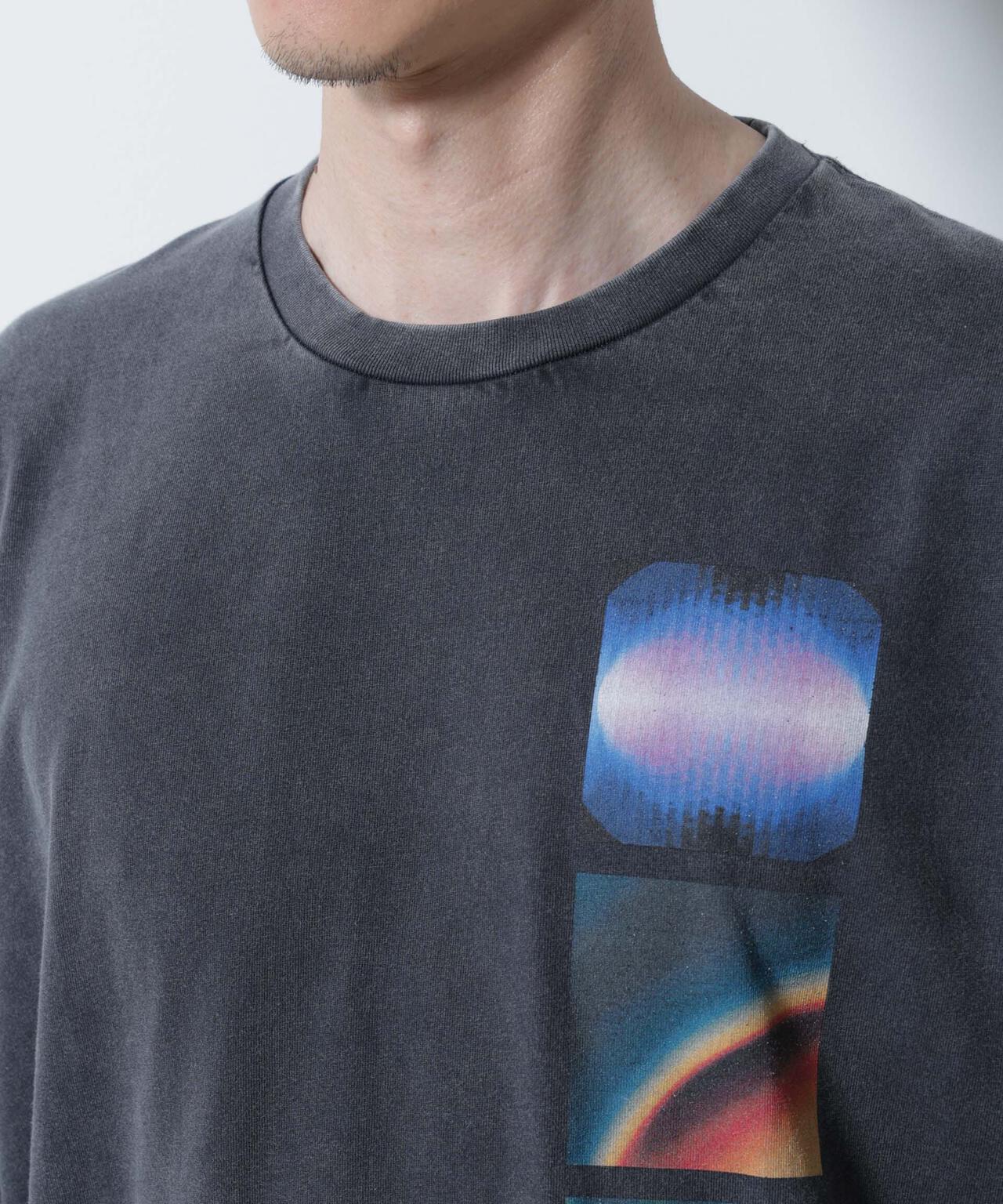 「A-C-Z」ピグメントグラフィックTシャツ 半袖