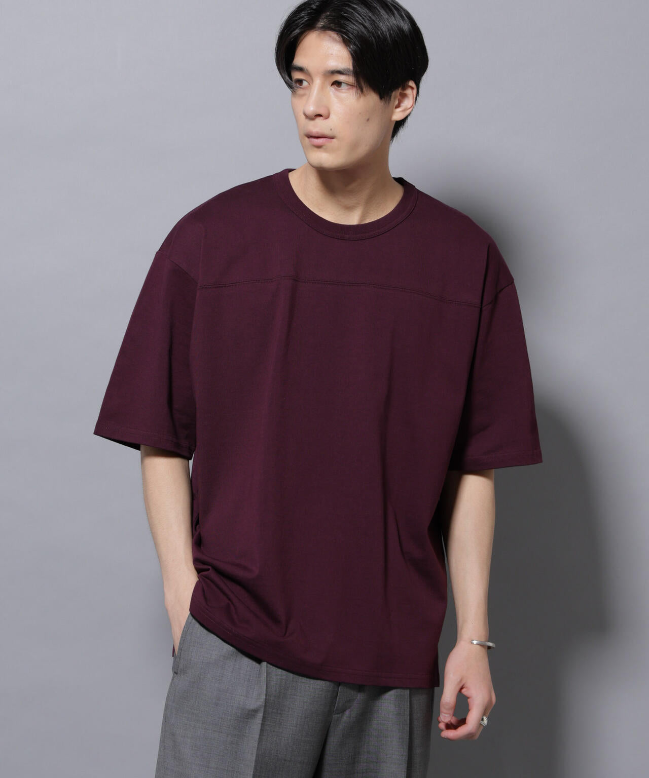 リラックスフットボールTシャツ 半袖