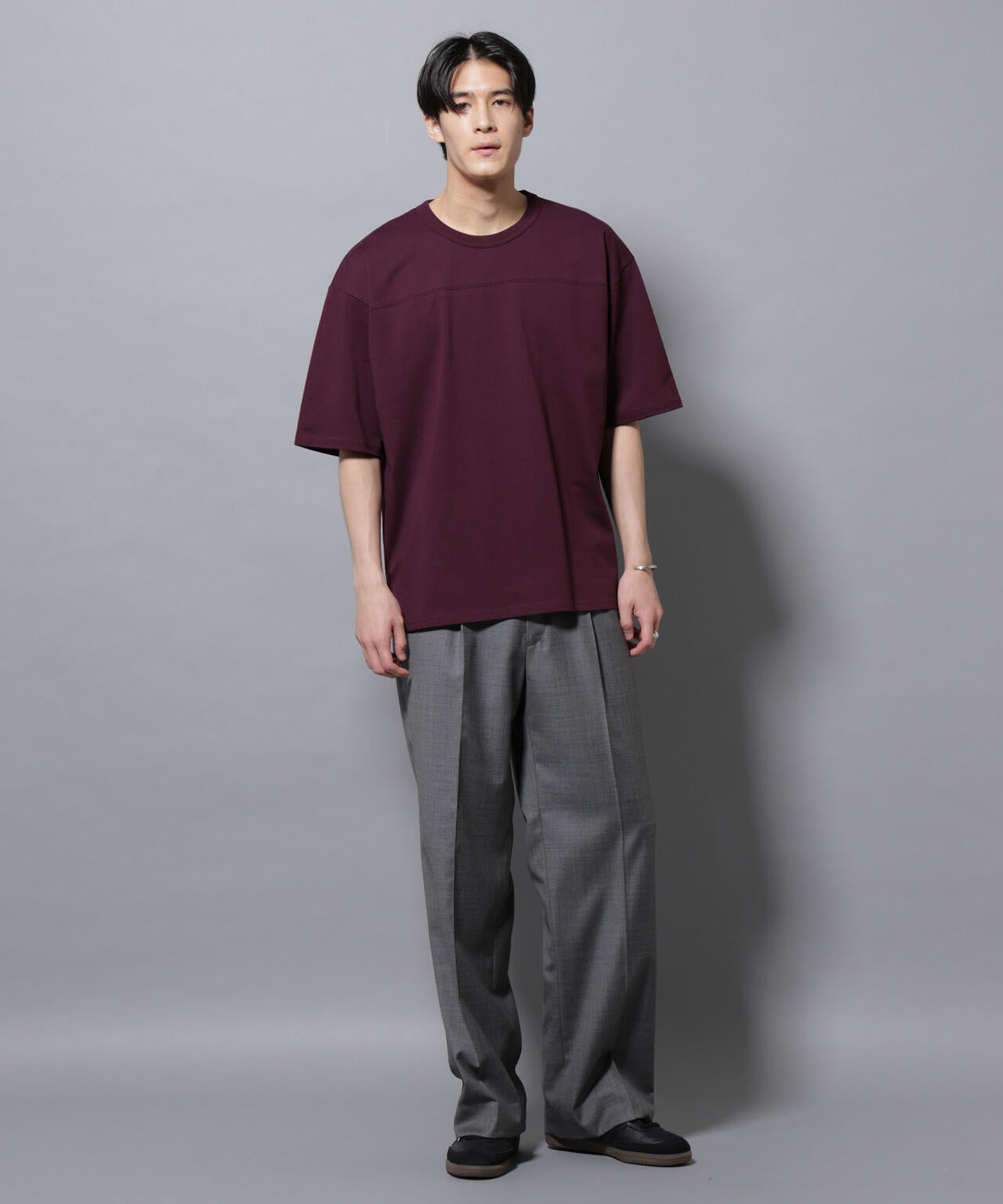 リラックスフットボールTシャツ 半袖