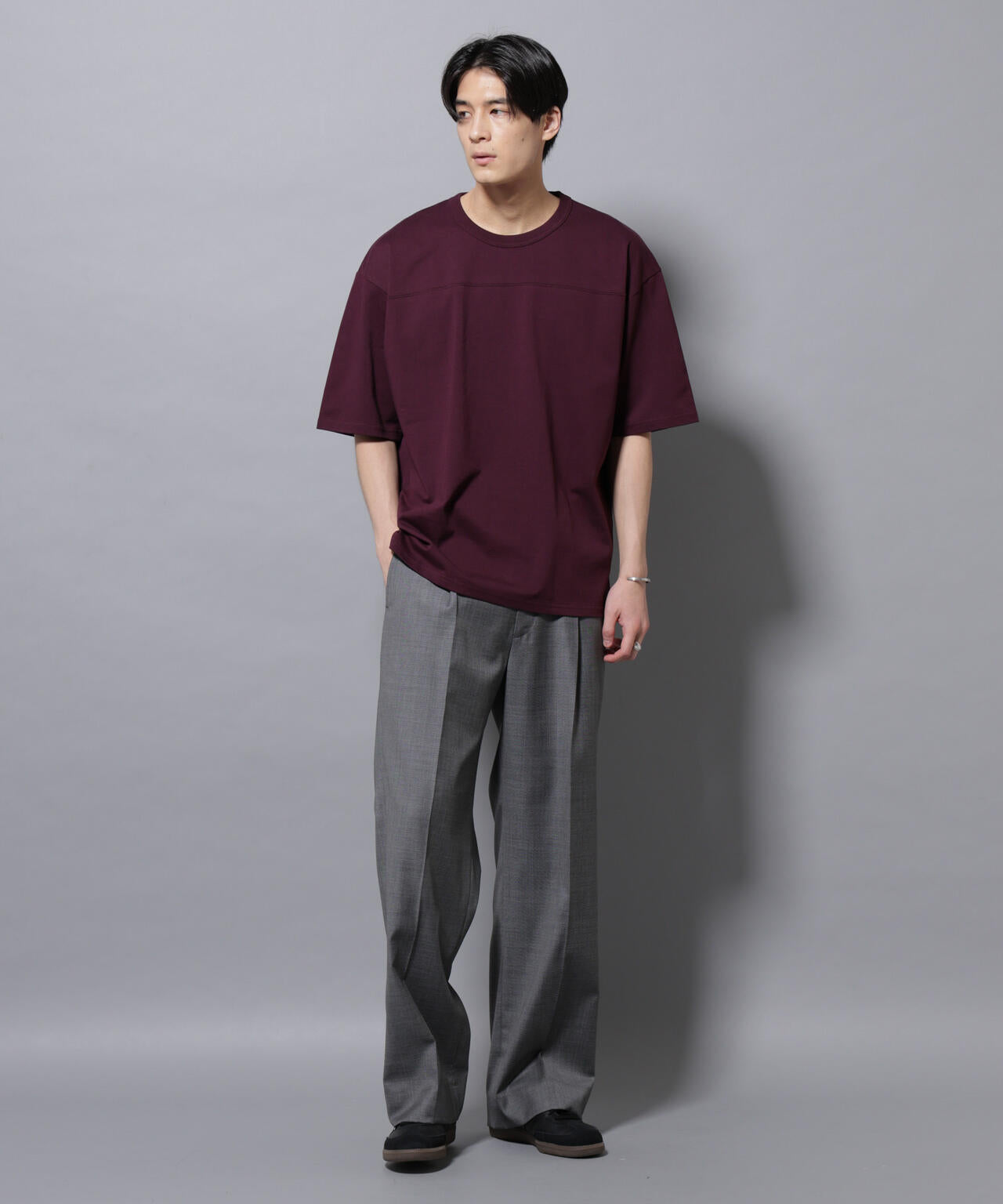 リラックスフットボールTシャツ 半袖