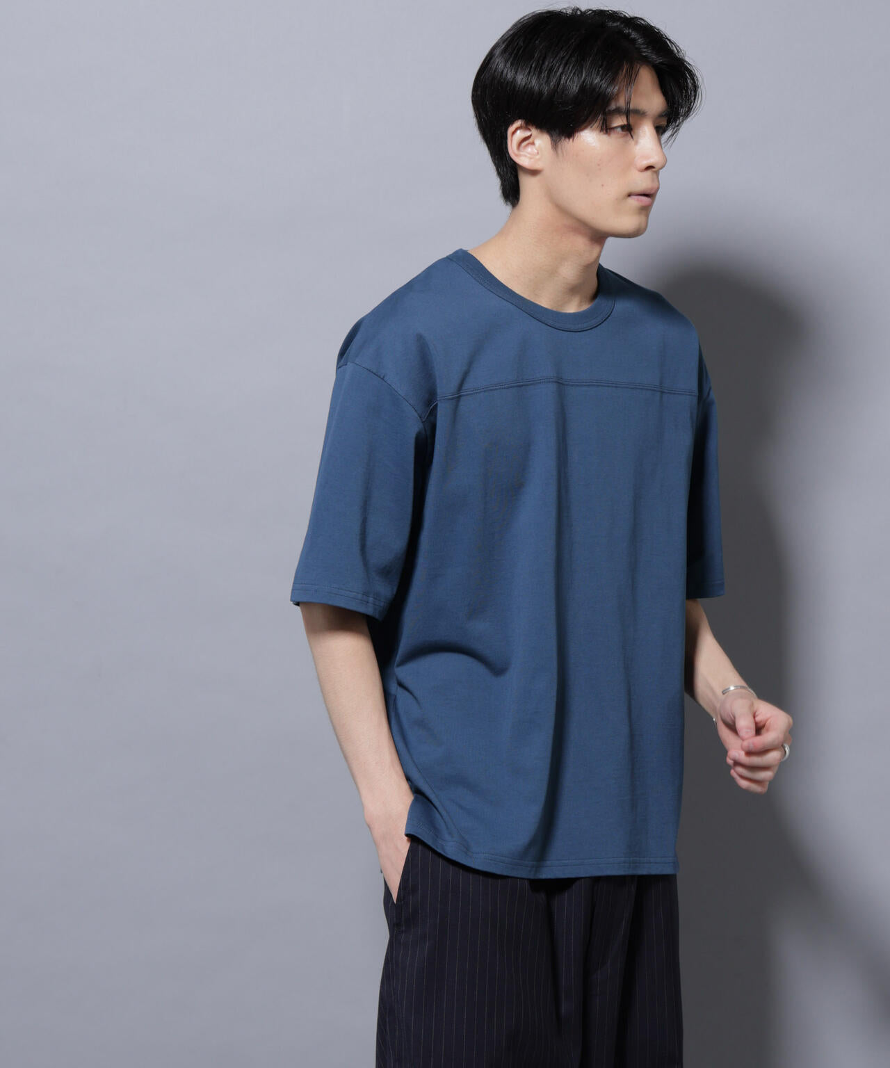 リラックスフットボールTシャツ 半袖