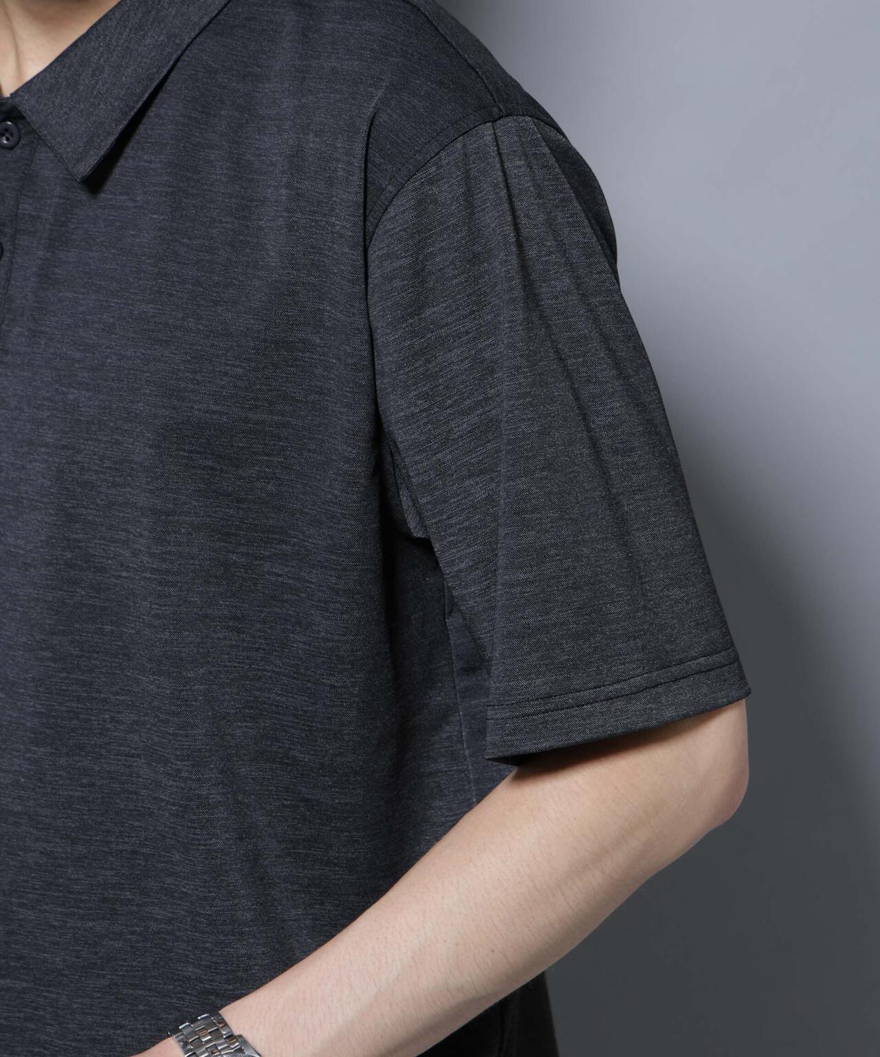 ストレッチメランジポロシャツ半袖