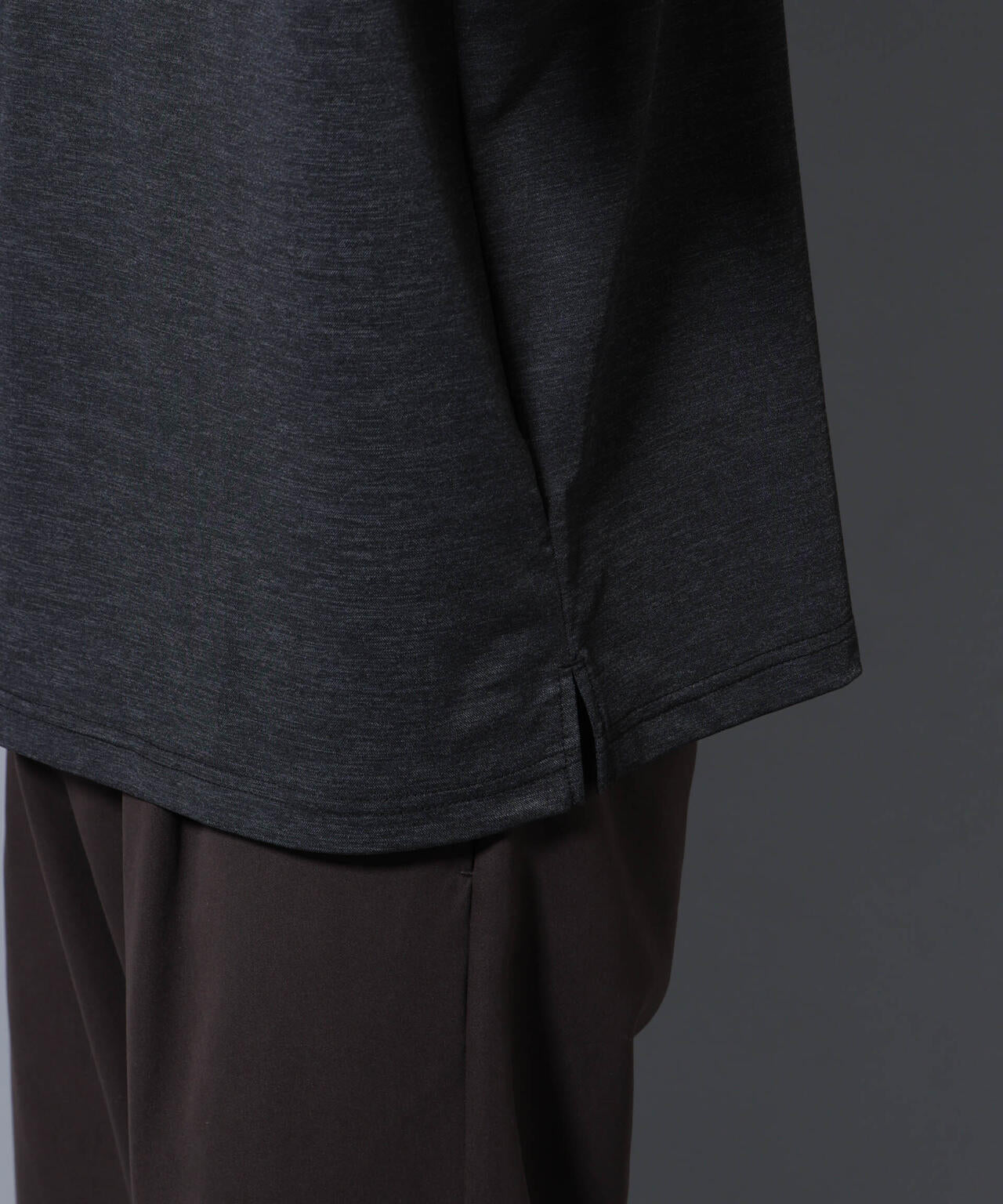 ストレッチメランジポロシャツ半袖