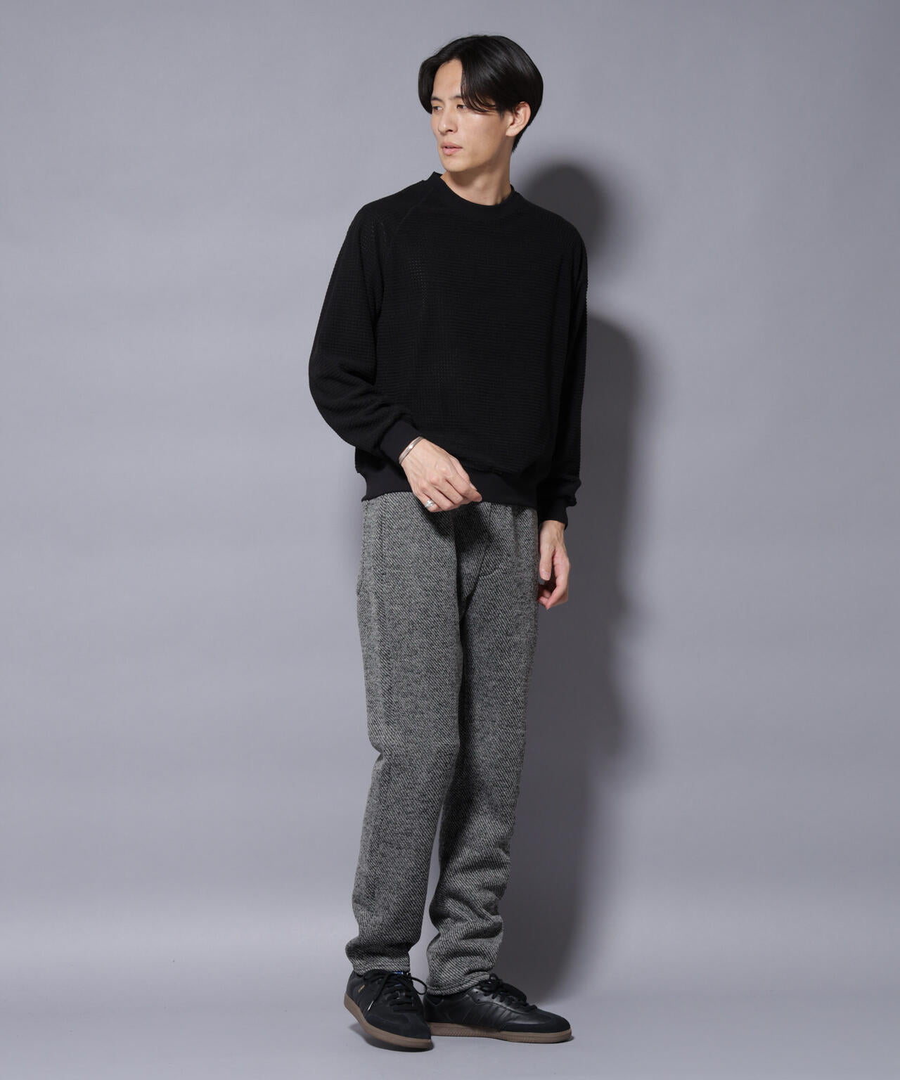 ニットフリースイージーパンツ(セットアップ可)