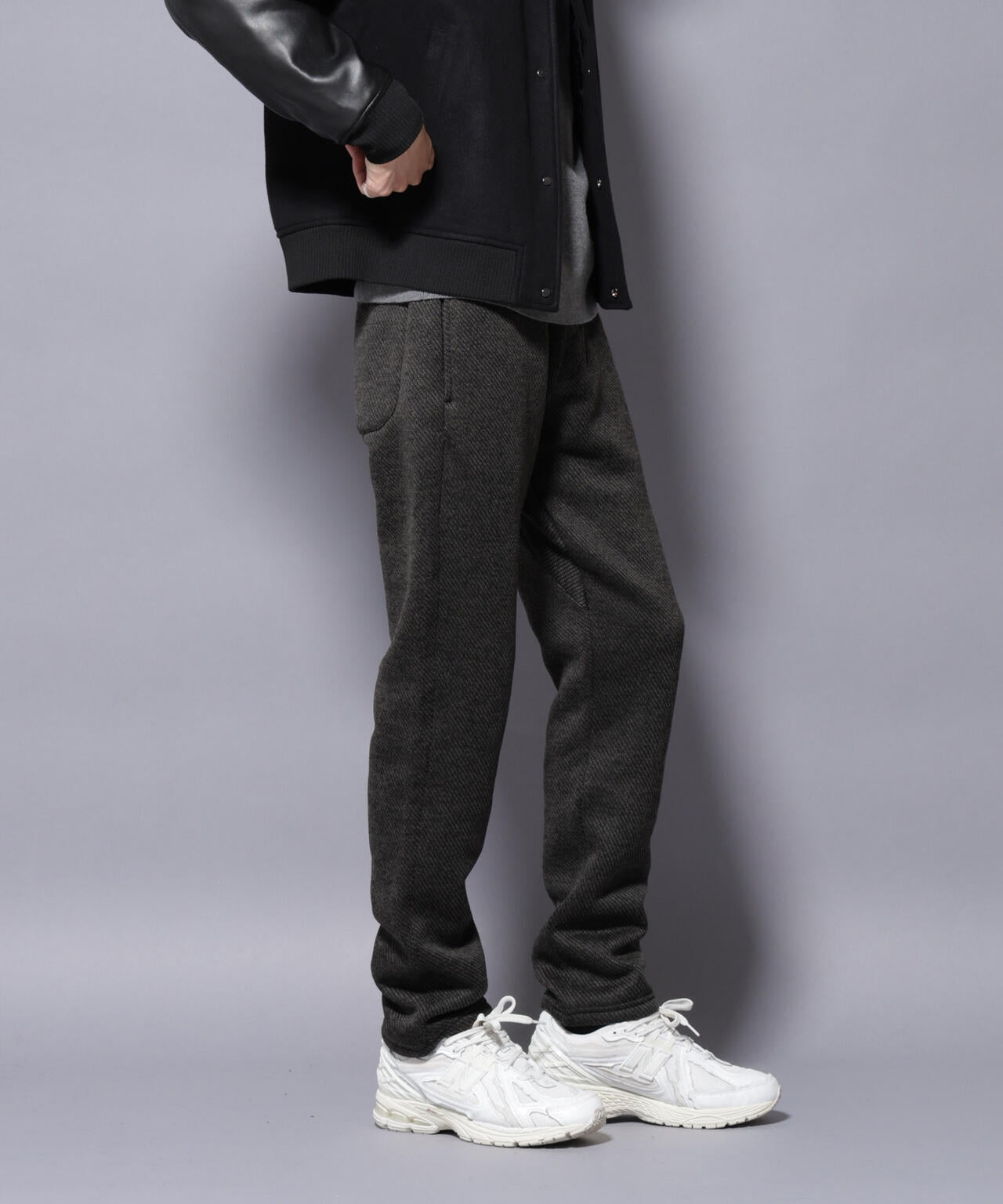 ニットフリースイージーパンツ(セットアップ可)