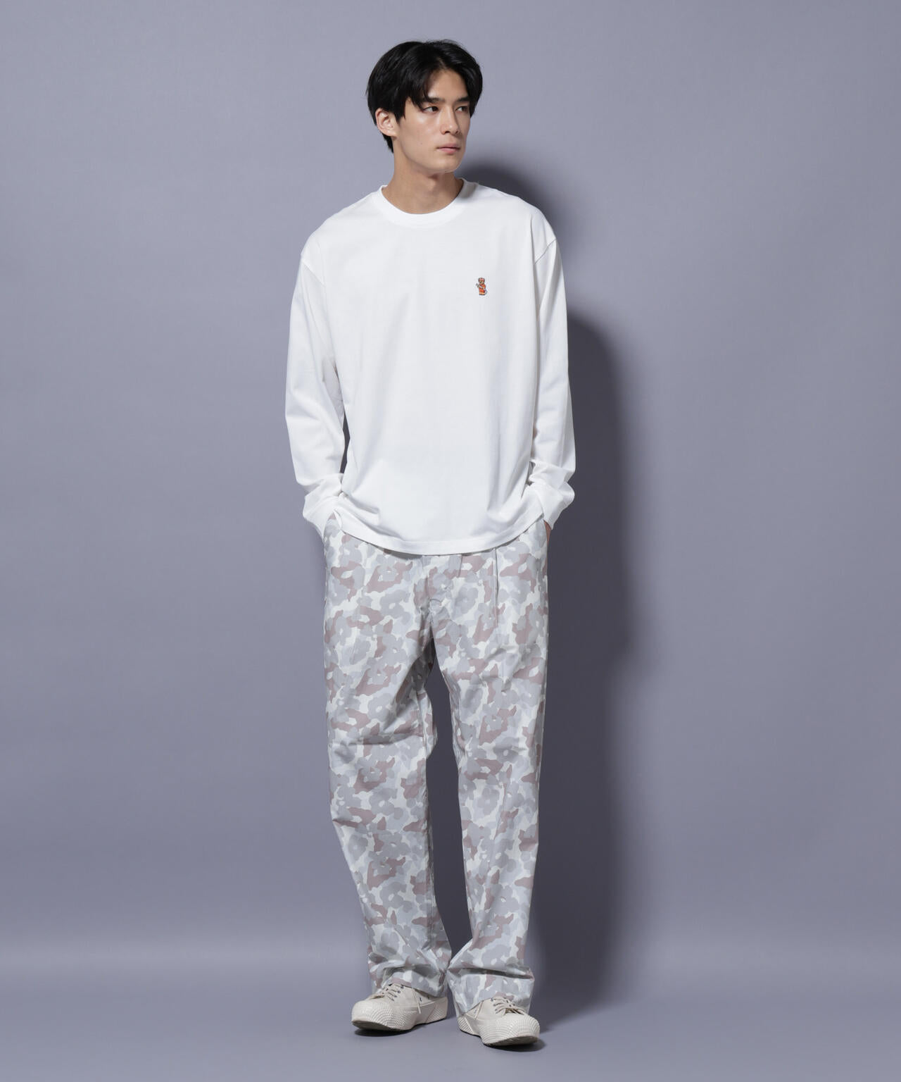 オリジナルパターンイージーパンツ