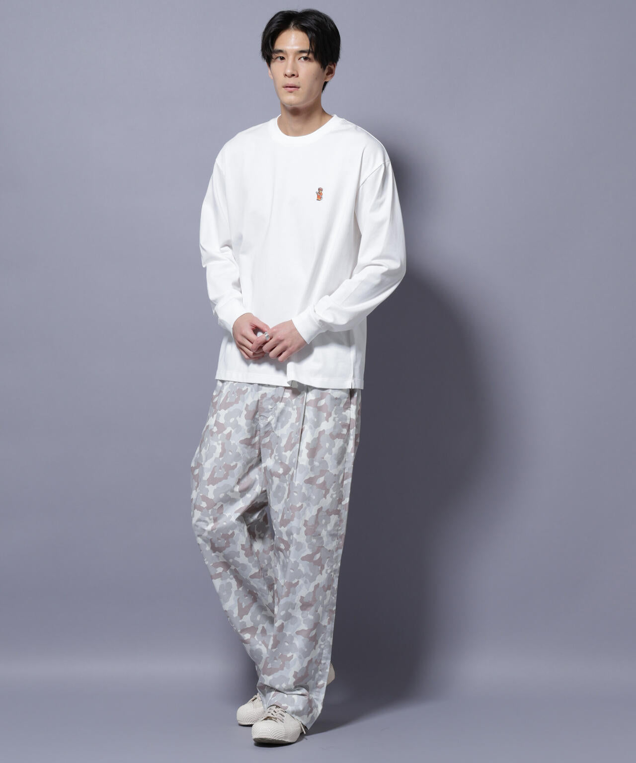 オリジナルパターンイージーパンツ