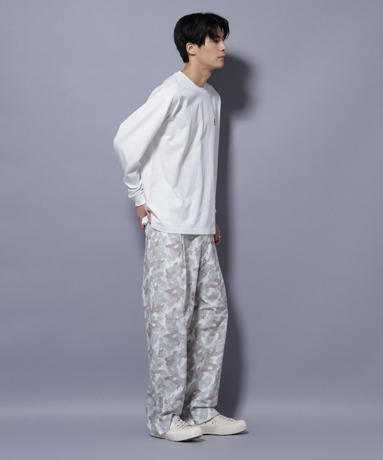 オリジナルパターンイージーパンツ