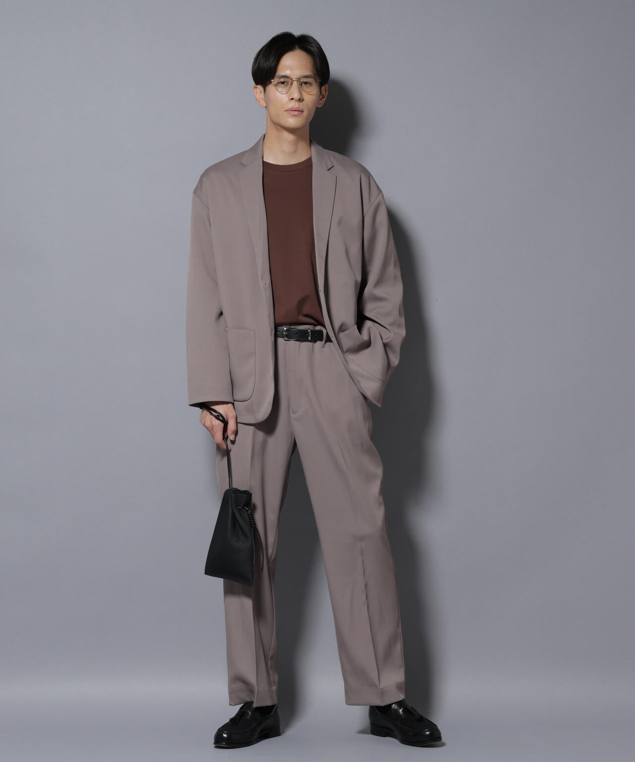 リラックスストレートスラックス(セットアップ可)