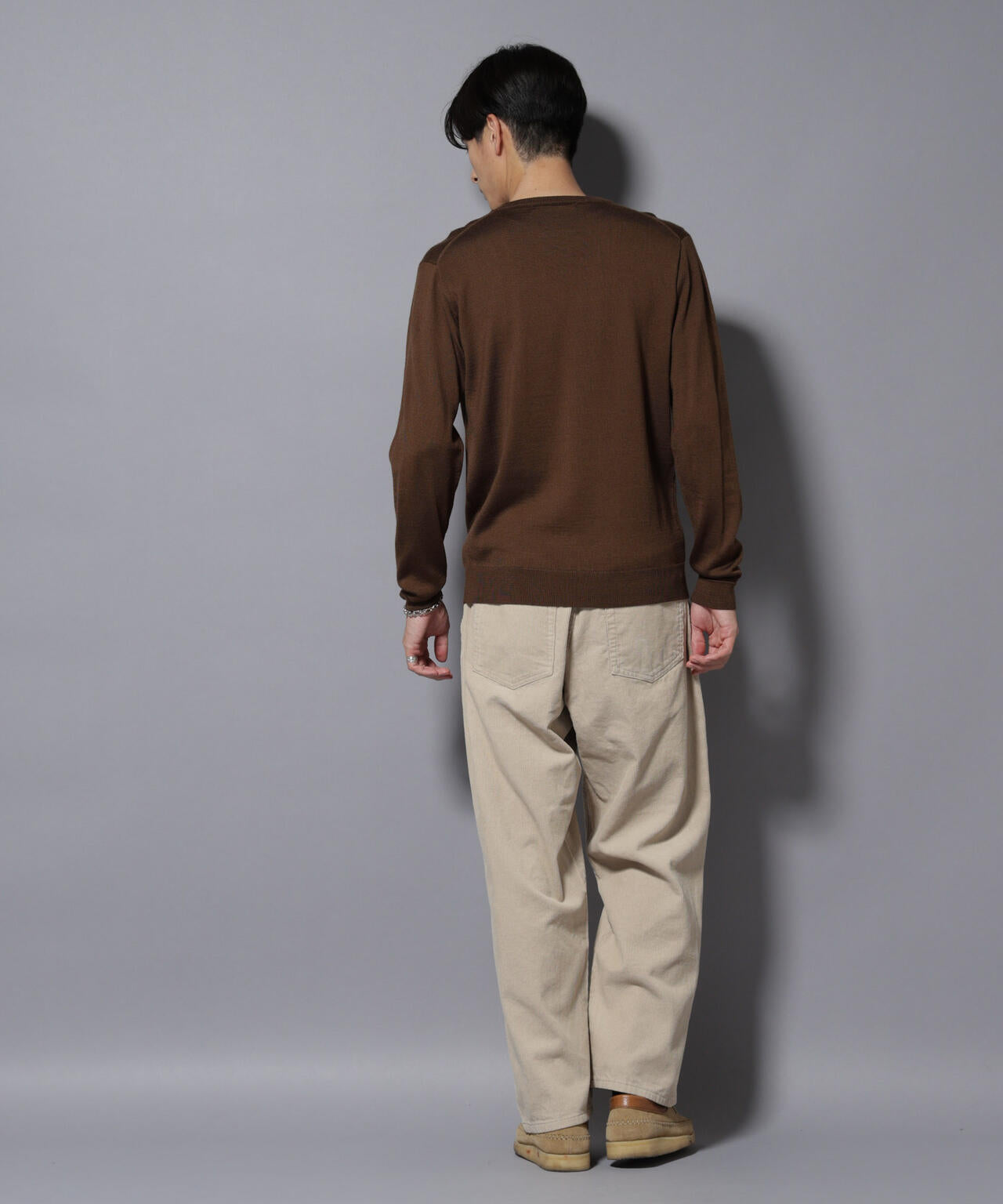 コーデュロイイージーバギーパンツ