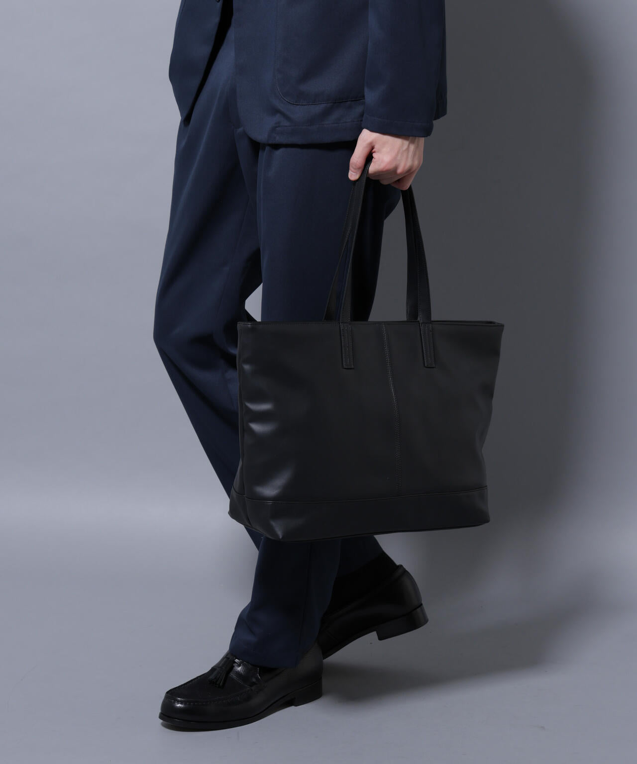 WEB限定/シンセティックレザートートバック