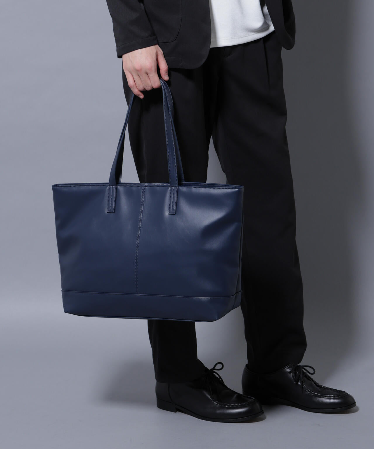 WEB限定/シンセティックレザートートバック