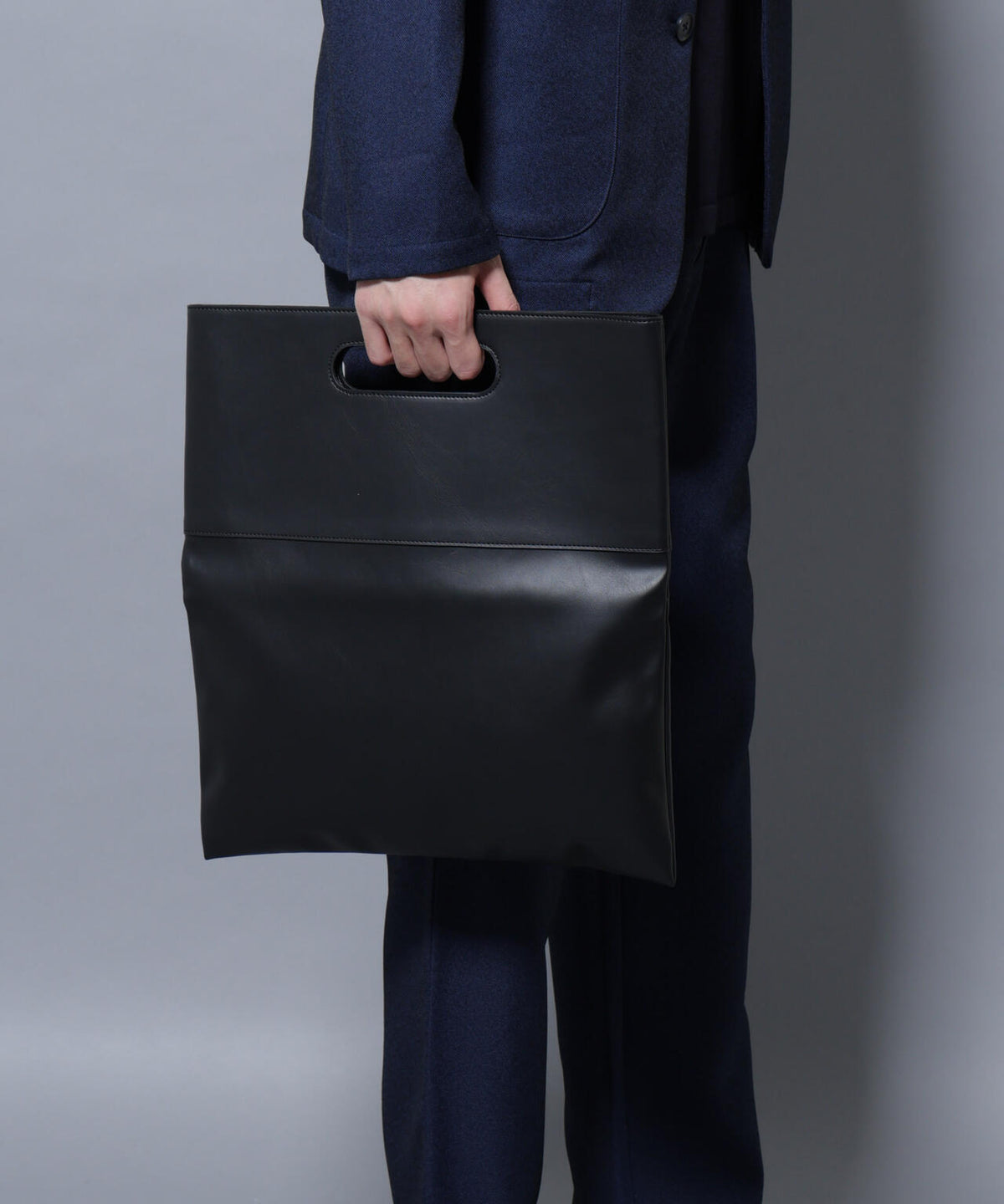 WEB限定/シンセティックレザー2WAYクラッチバッグ