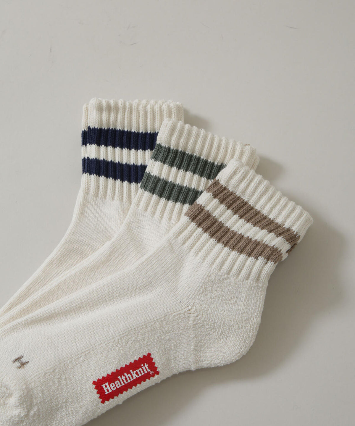 Healthknit/シンカー2本ライン ソックス 3足SET