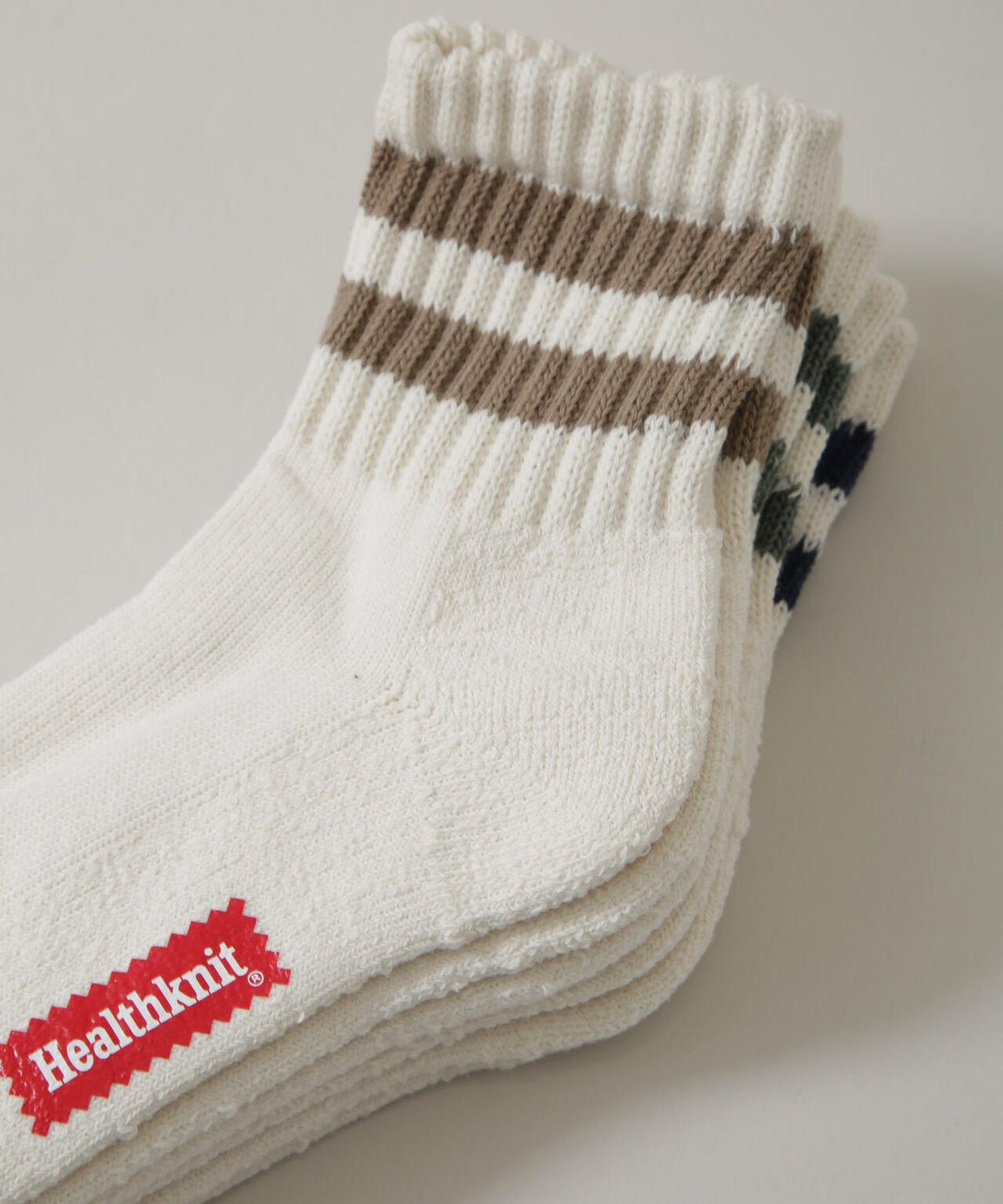 Healthknit/シンカー2本ライン ソックス 3足SET