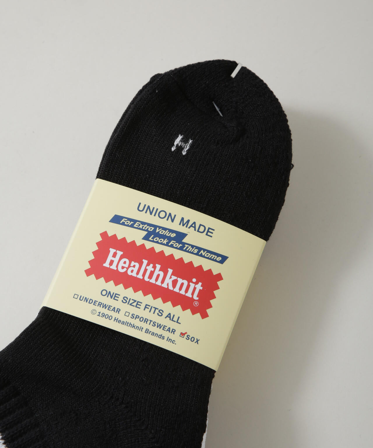 Healthknit/シンカーモノトーン2本ライン ソックス 3足セット