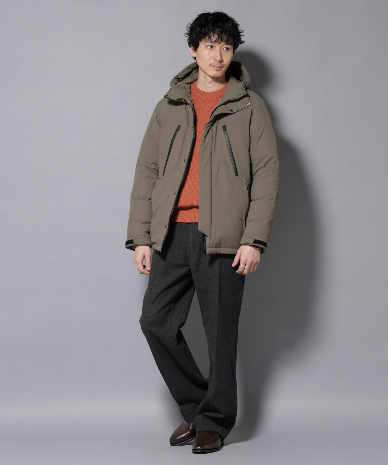 anewdown(R)フルダルマウンテンパーカー撥水ダウン