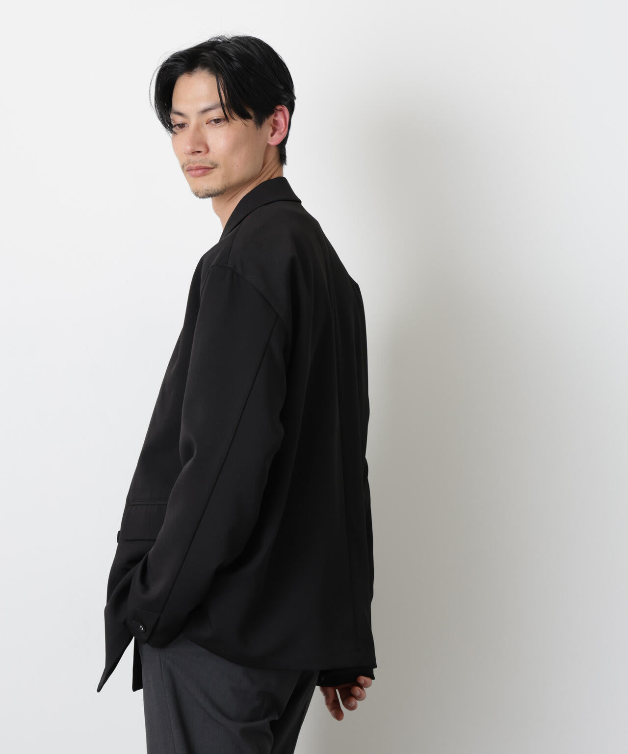 ドレープダブルジャケット