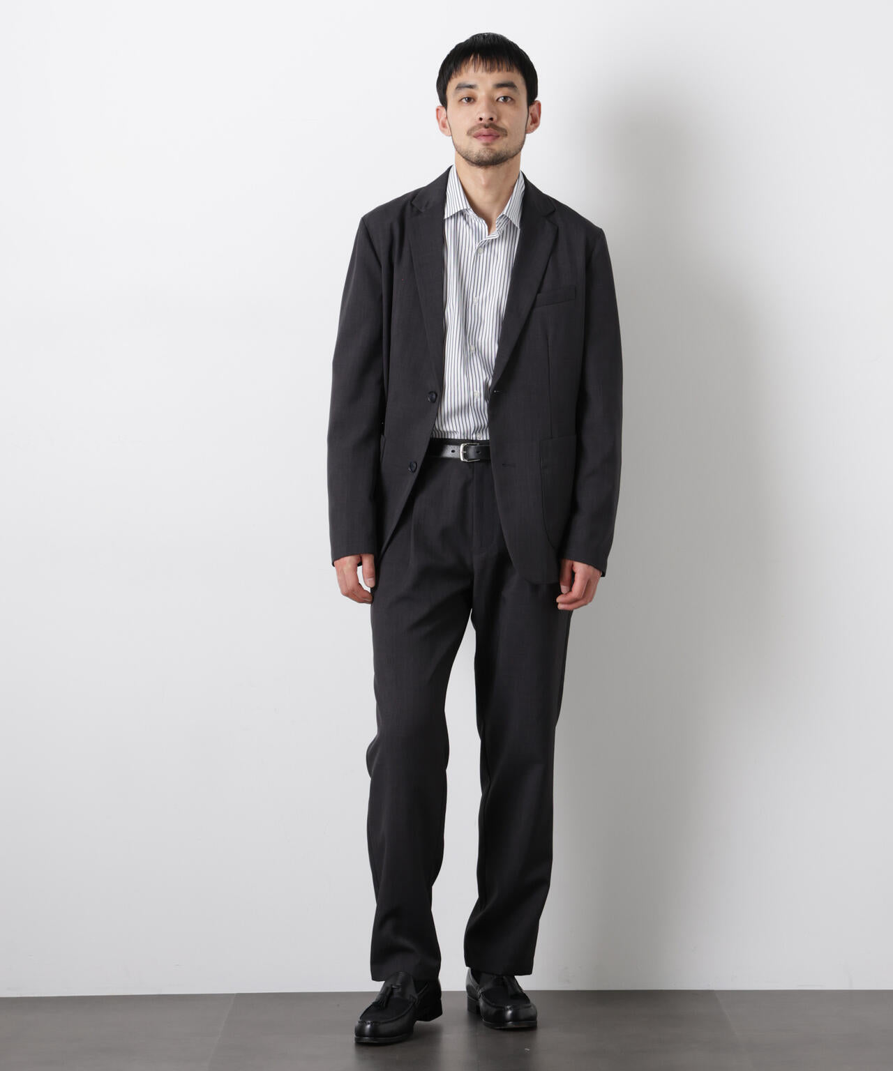 ポリエステルツイル セットアップ(洗濯機洗い可能)