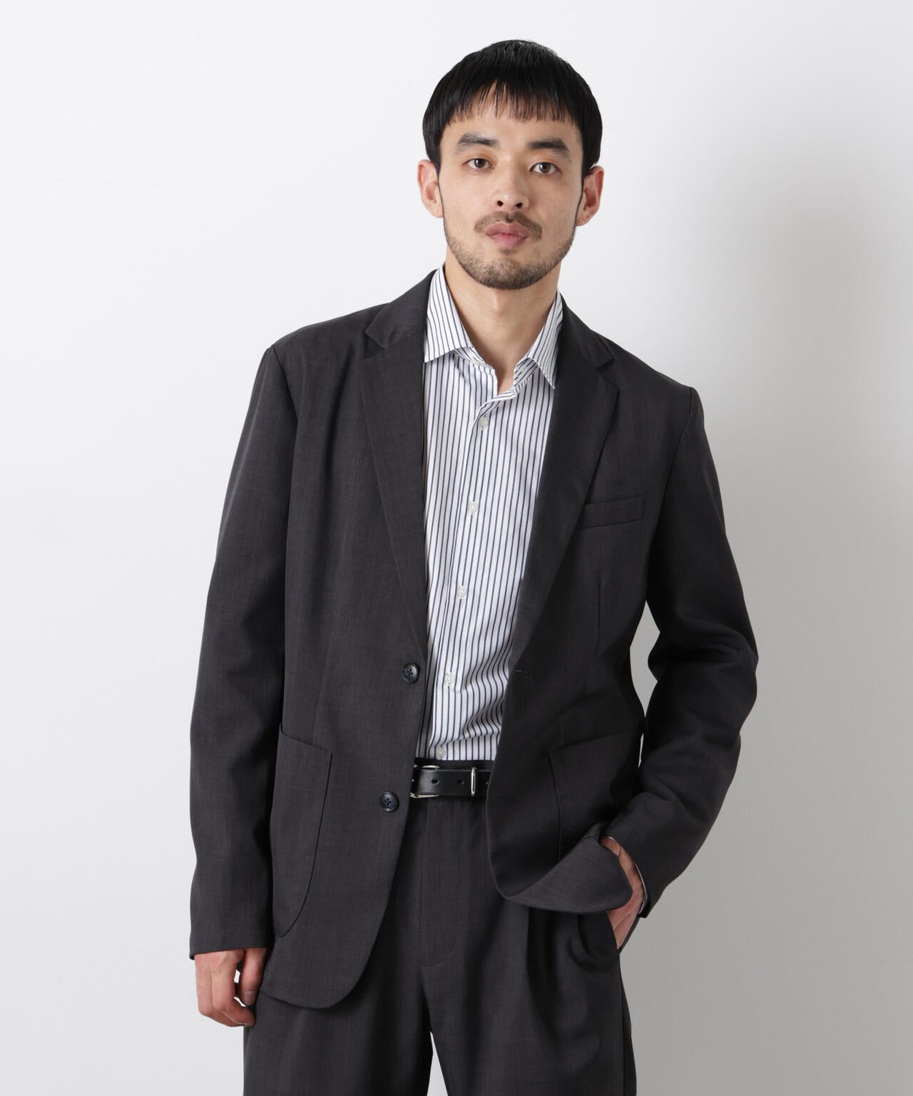 ポリエステルツイル セットアップ(洗濯機洗い可能)