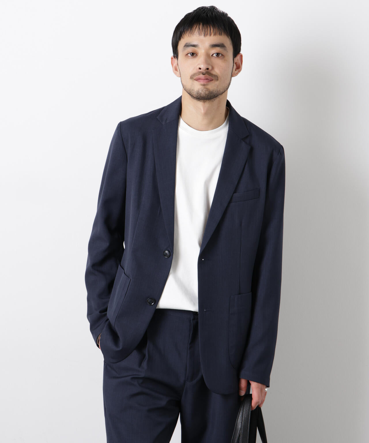 ポリエステルツイル セットアップ(洗濯機洗い可能)