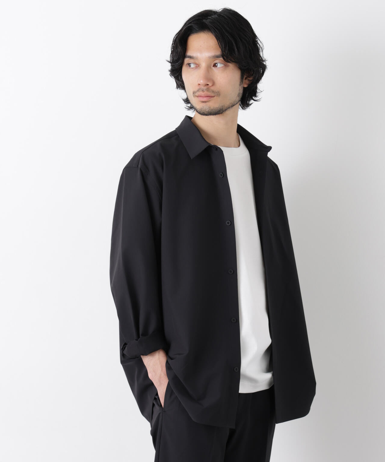 ライトウェイトストレッチシャツ 長袖