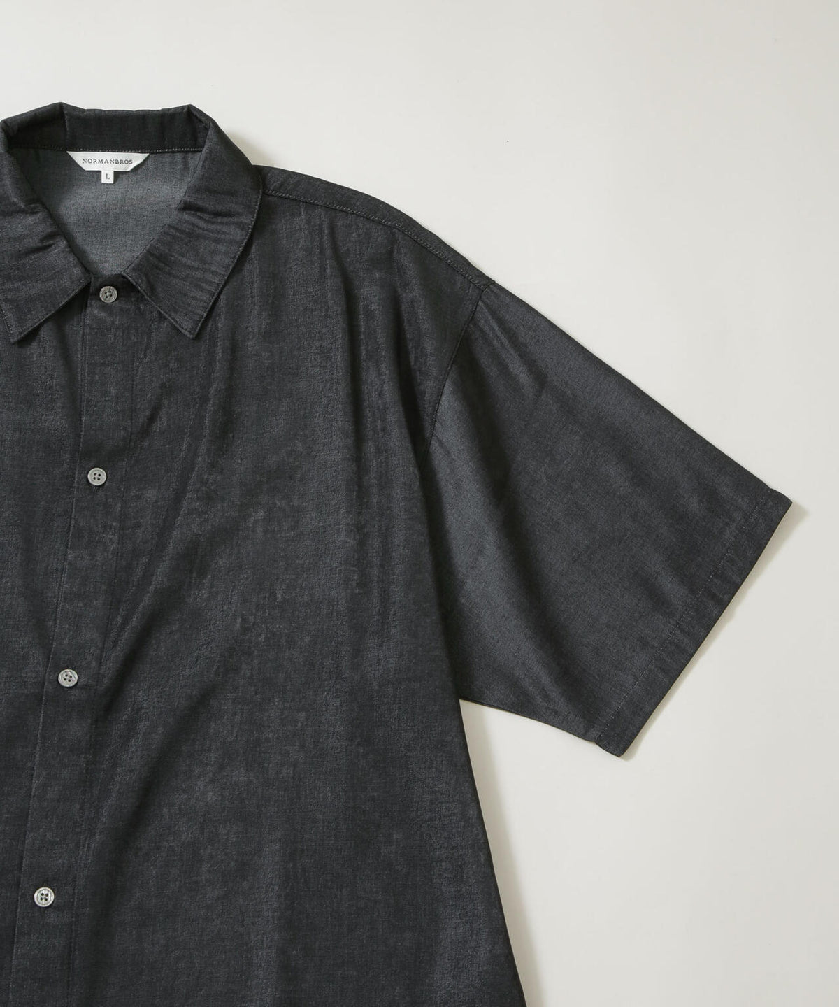 NORMANBROS別注 シャンブレーシャツ 半袖
