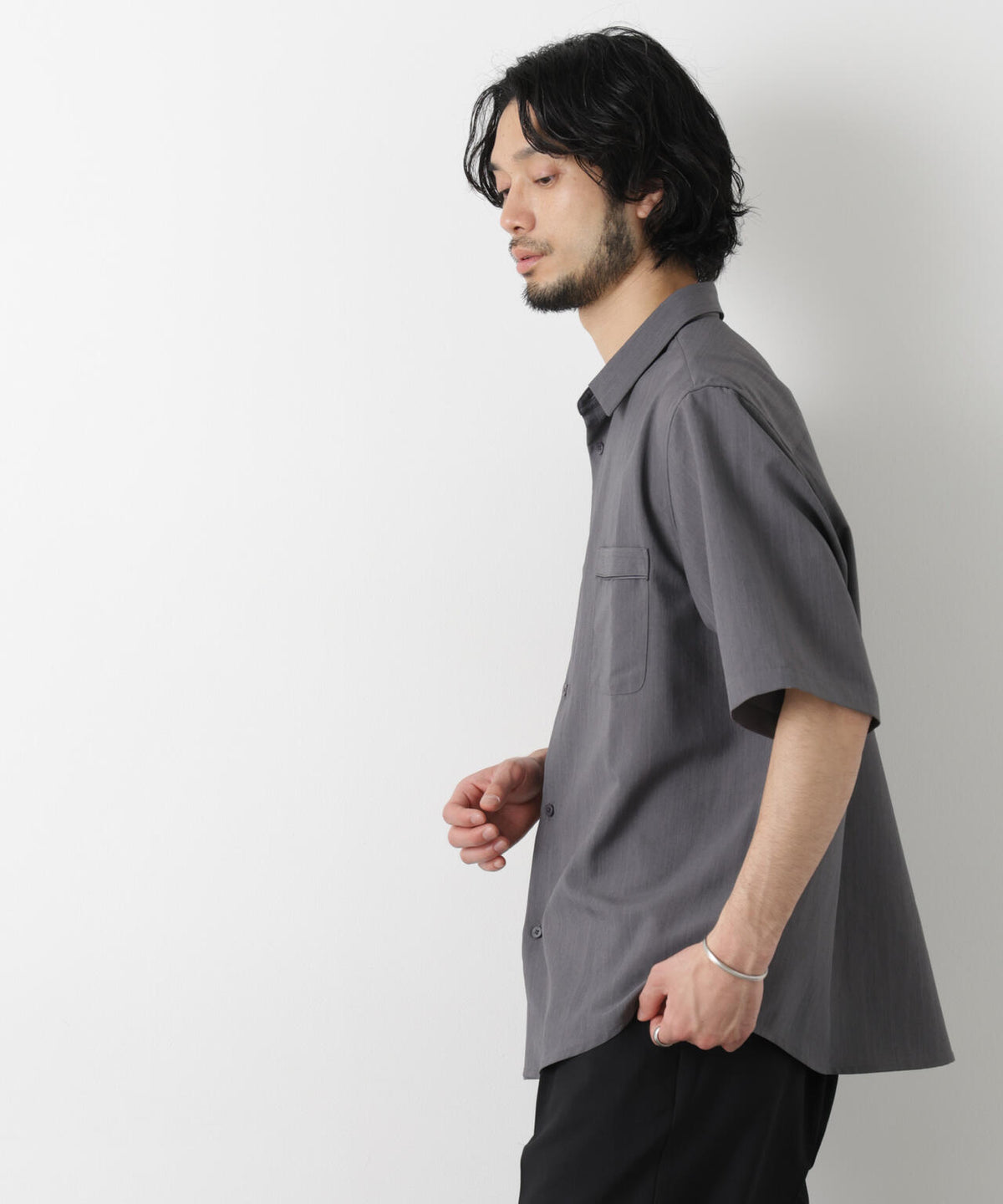セオアルファ レギュラーカラーシャツ 半袖