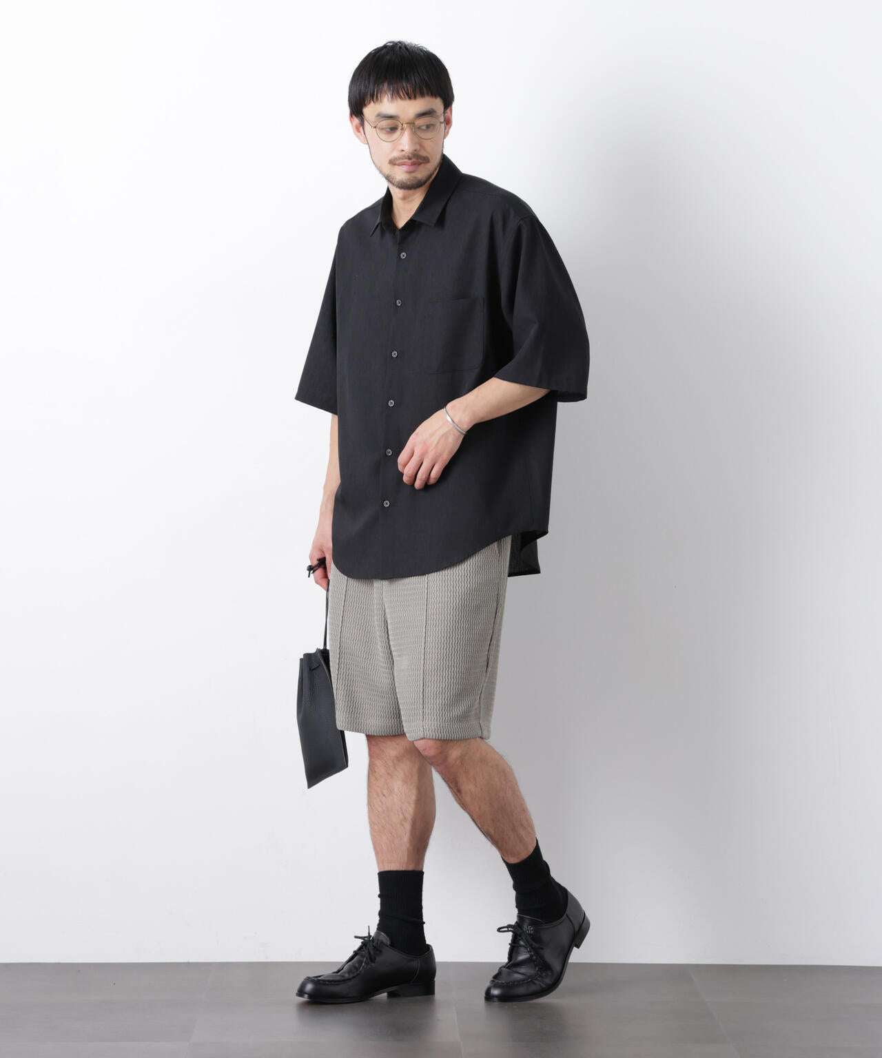 テックリネンシャツ 半袖(セットアップ可)