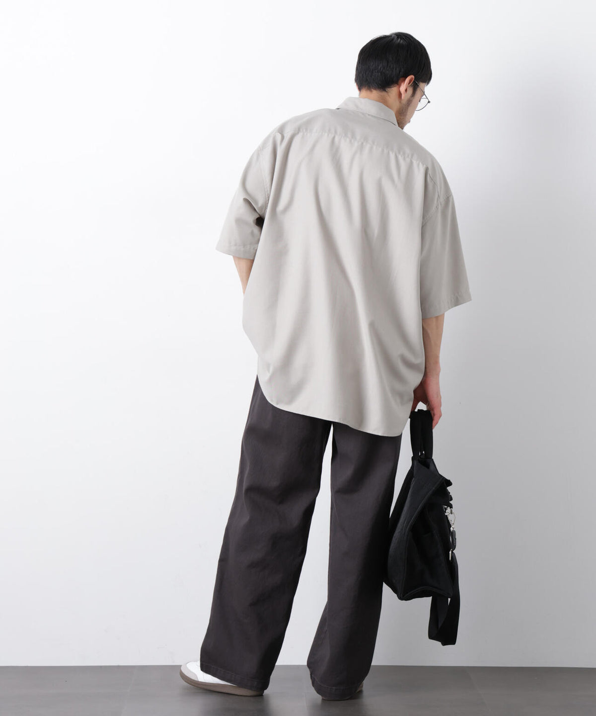 ビッグドレープシャツ 半袖