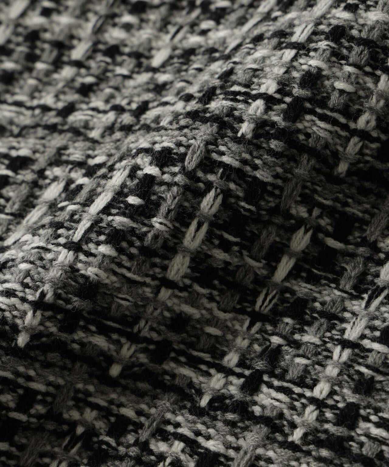 ツイードジャガードニット