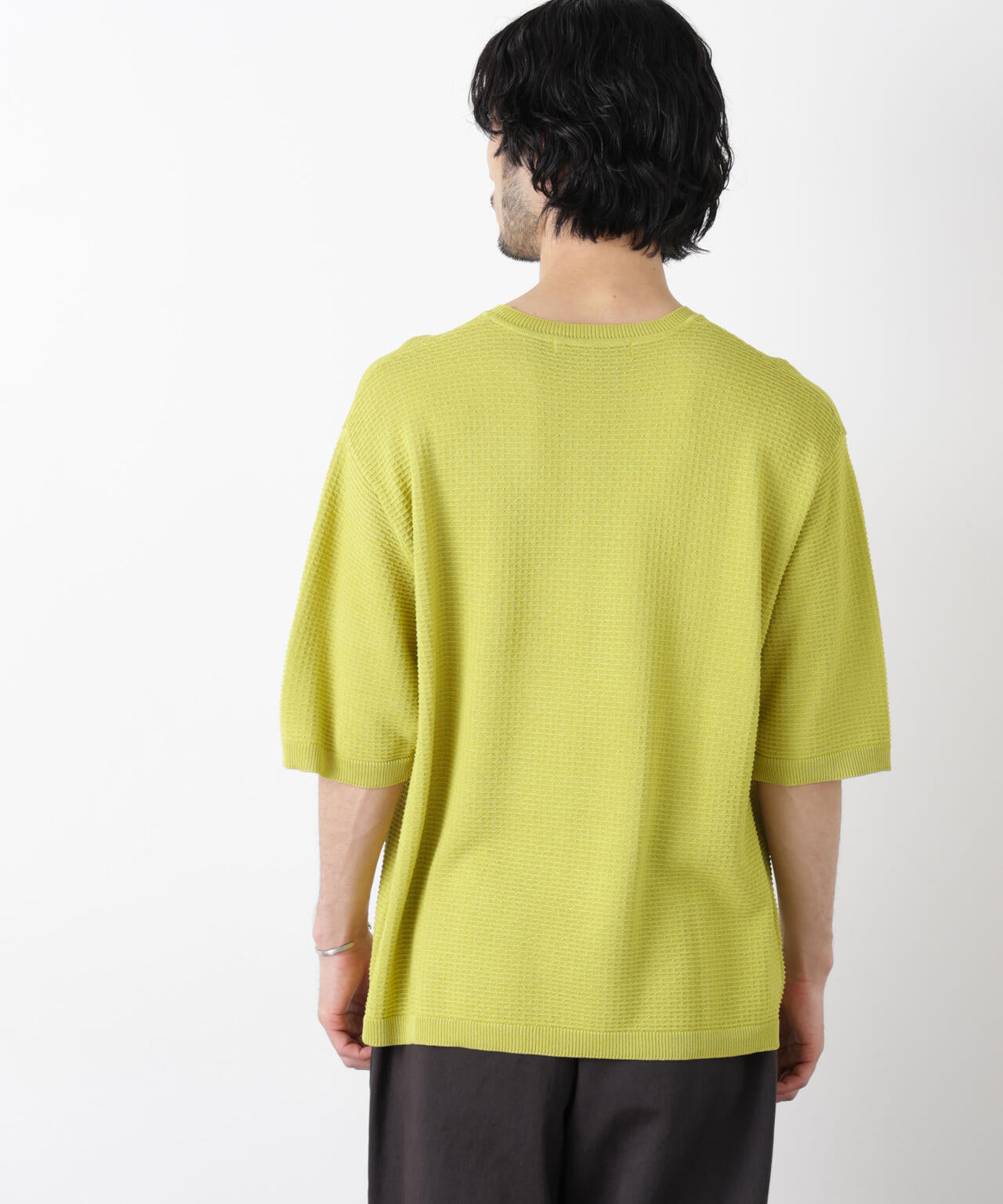 エアリードレープ ニットTシャツ 半袖