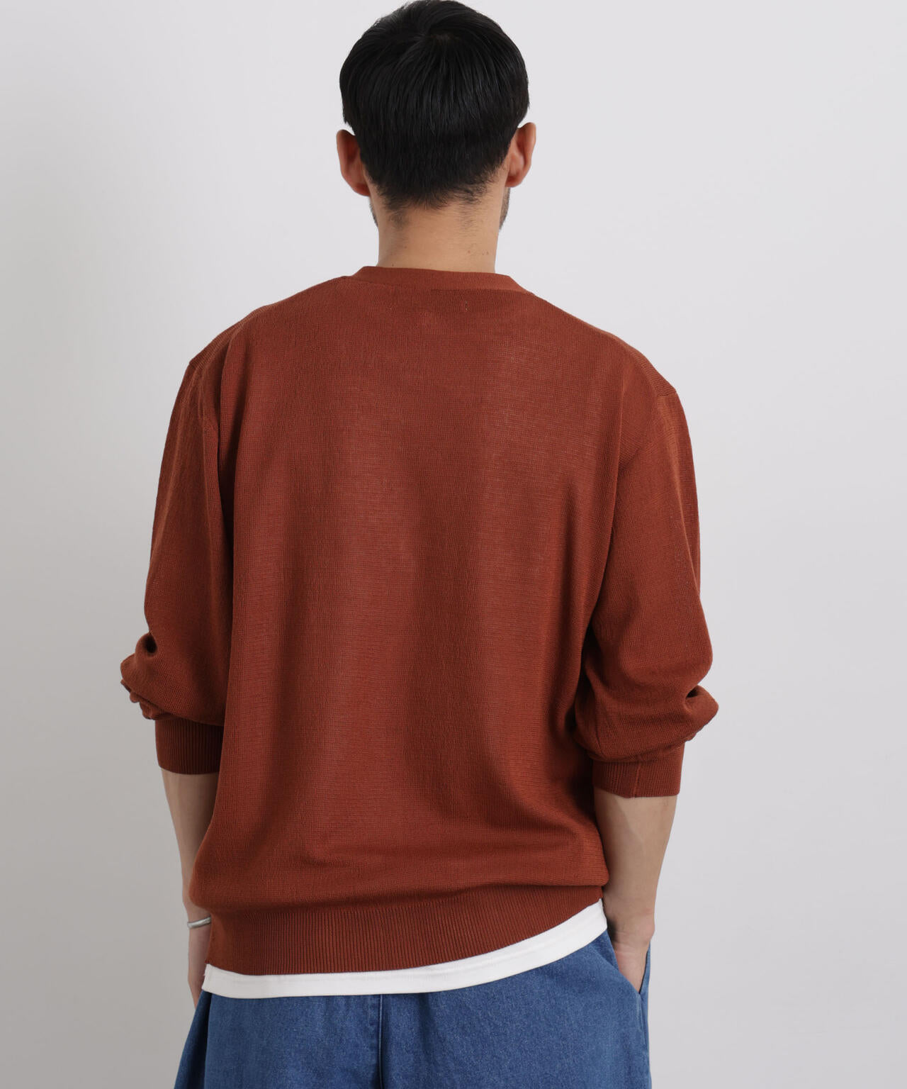 14ゲージドライニットカーディガン