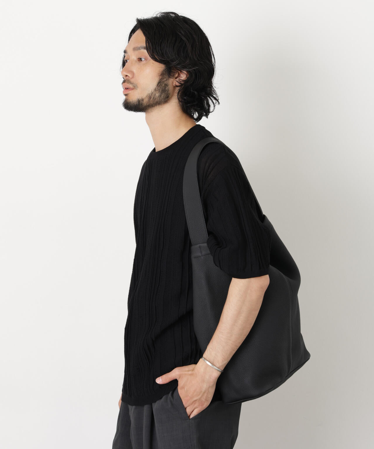 181cm B:75 W:73 H:90 着用サイズ:L