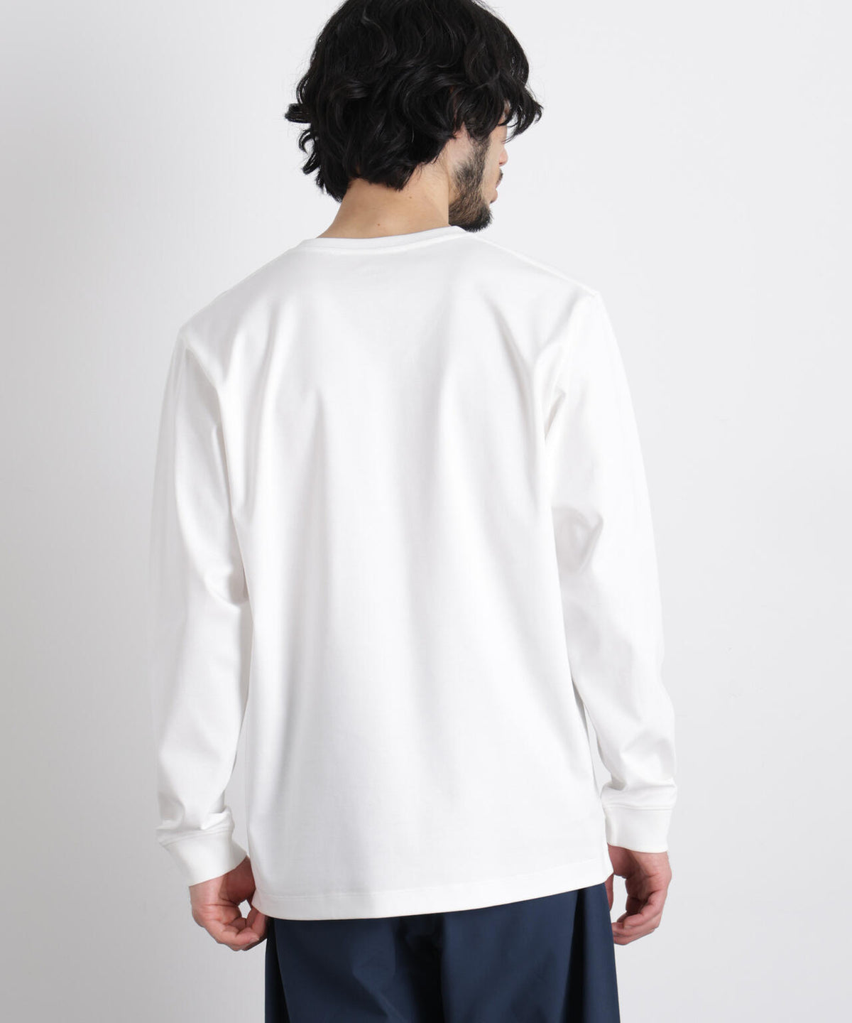 アンチスメルVネックTシャツ 長袖