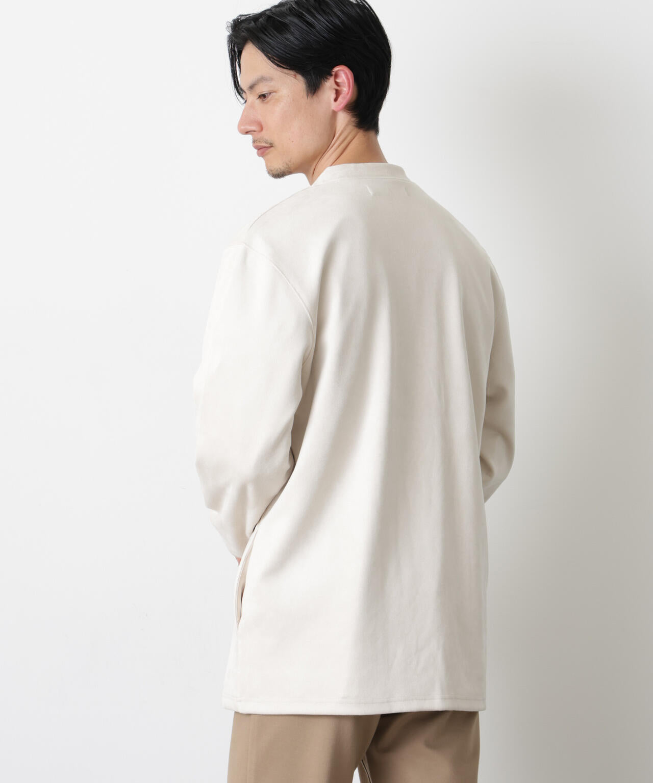 フェイクスエードトッパーカーディガン