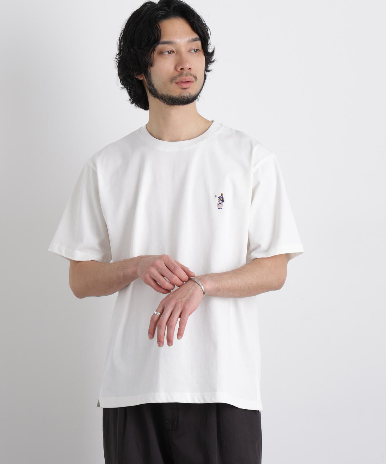 ナノベア Tシャツ 半袖 ベースボール