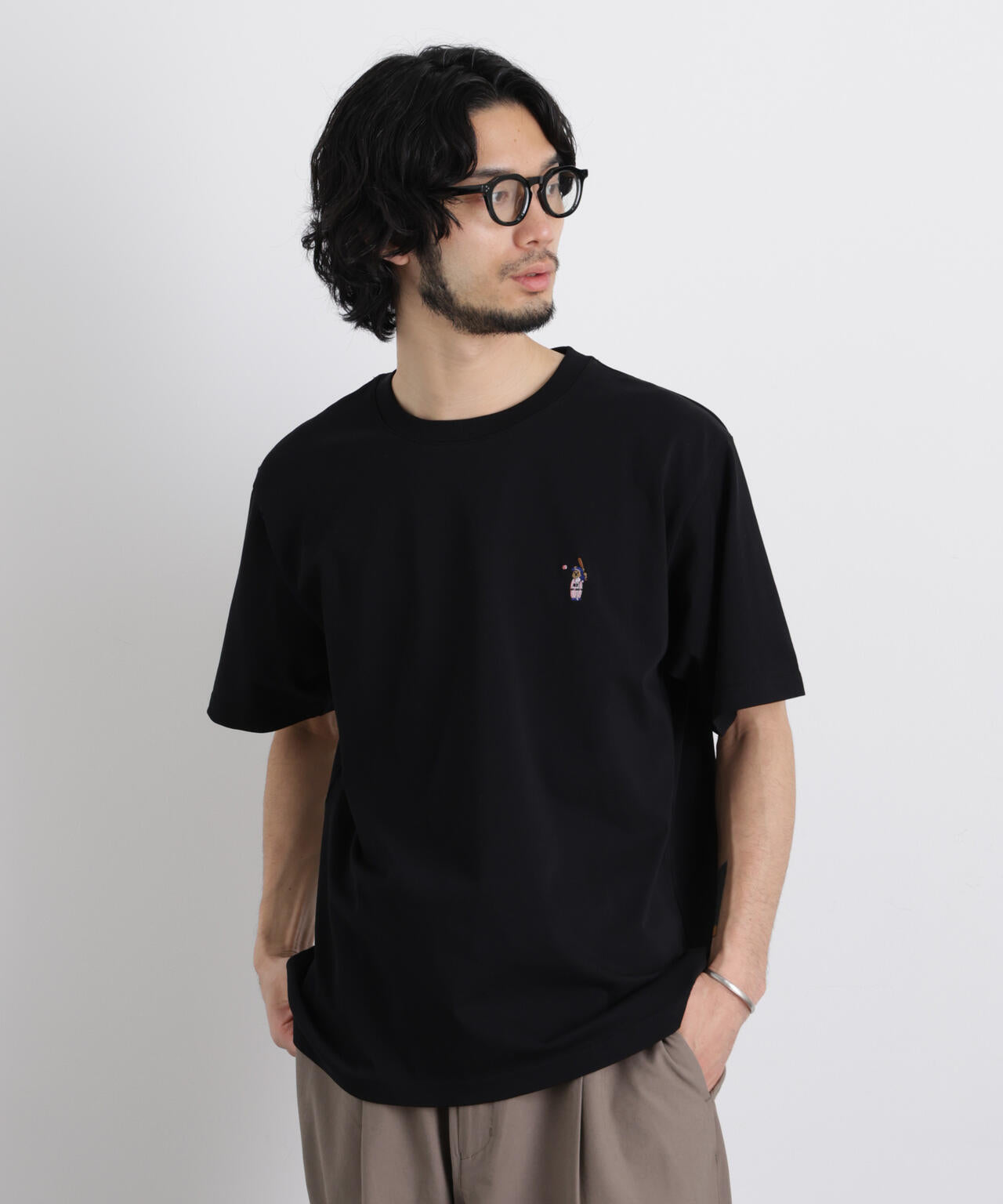 ナノベア Tシャツ 半袖 ベースボール
