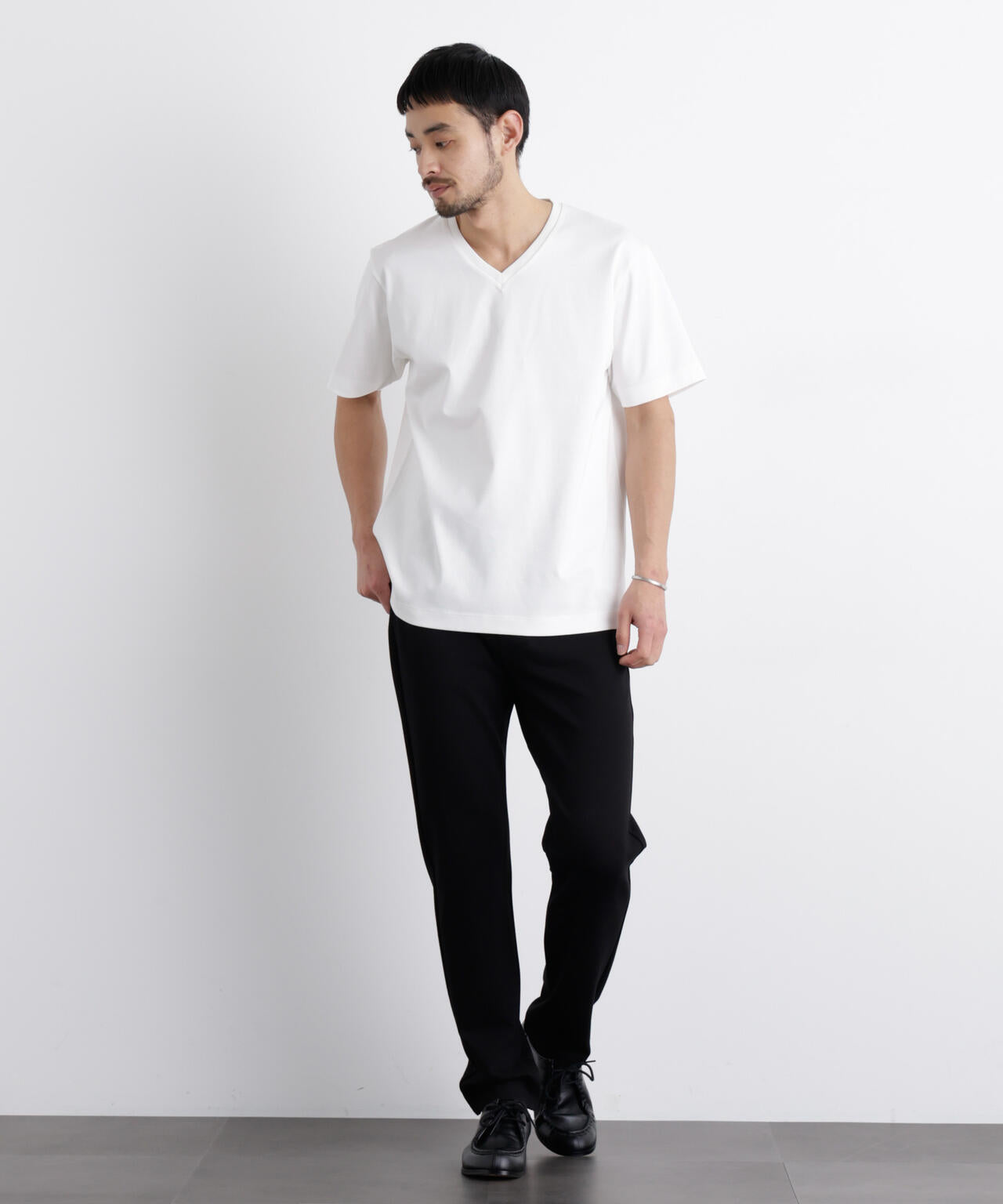 アンチスメル Vネック Tシャツ 半袖