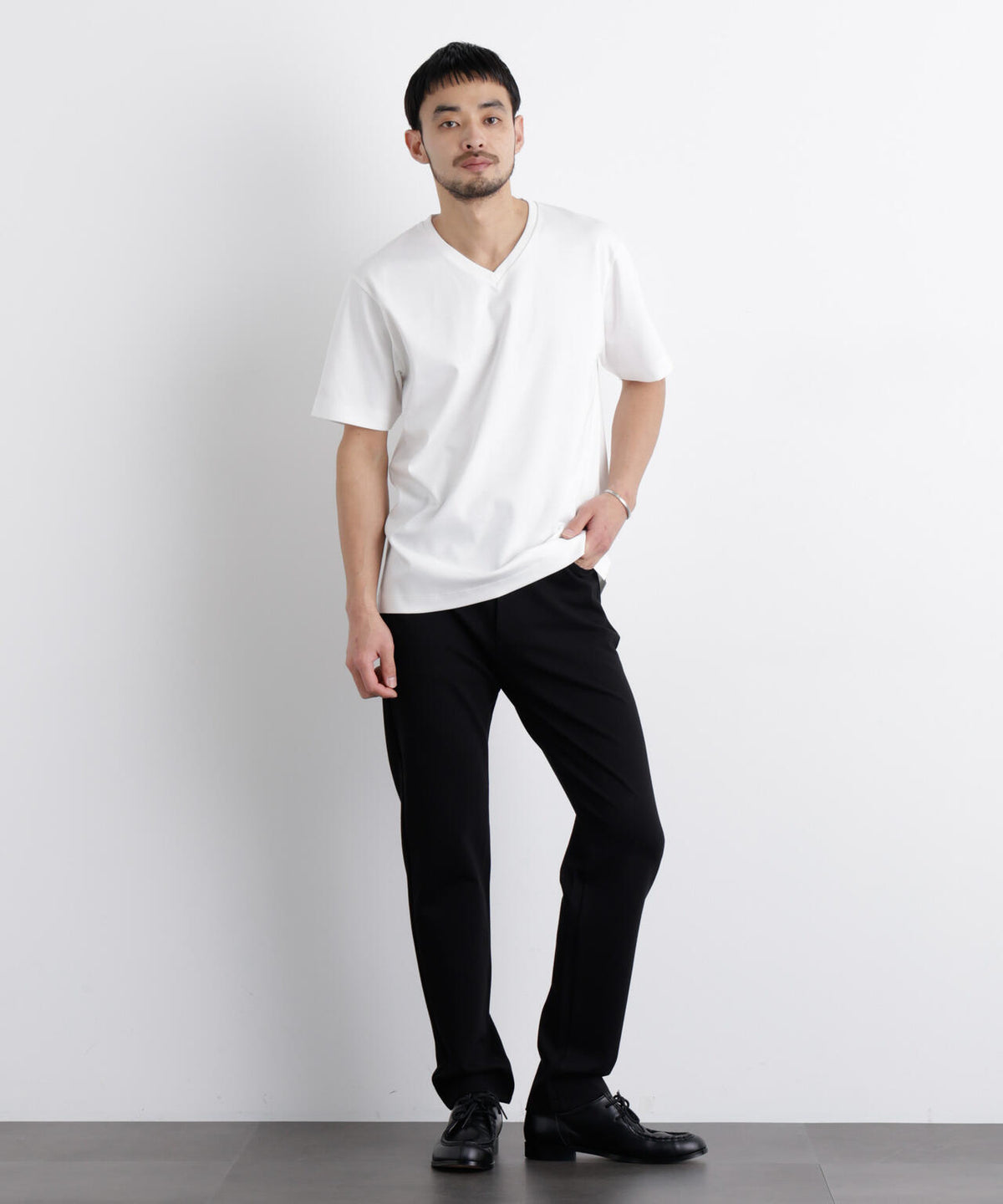 アンチスメル Vネック Tシャツ 半袖
