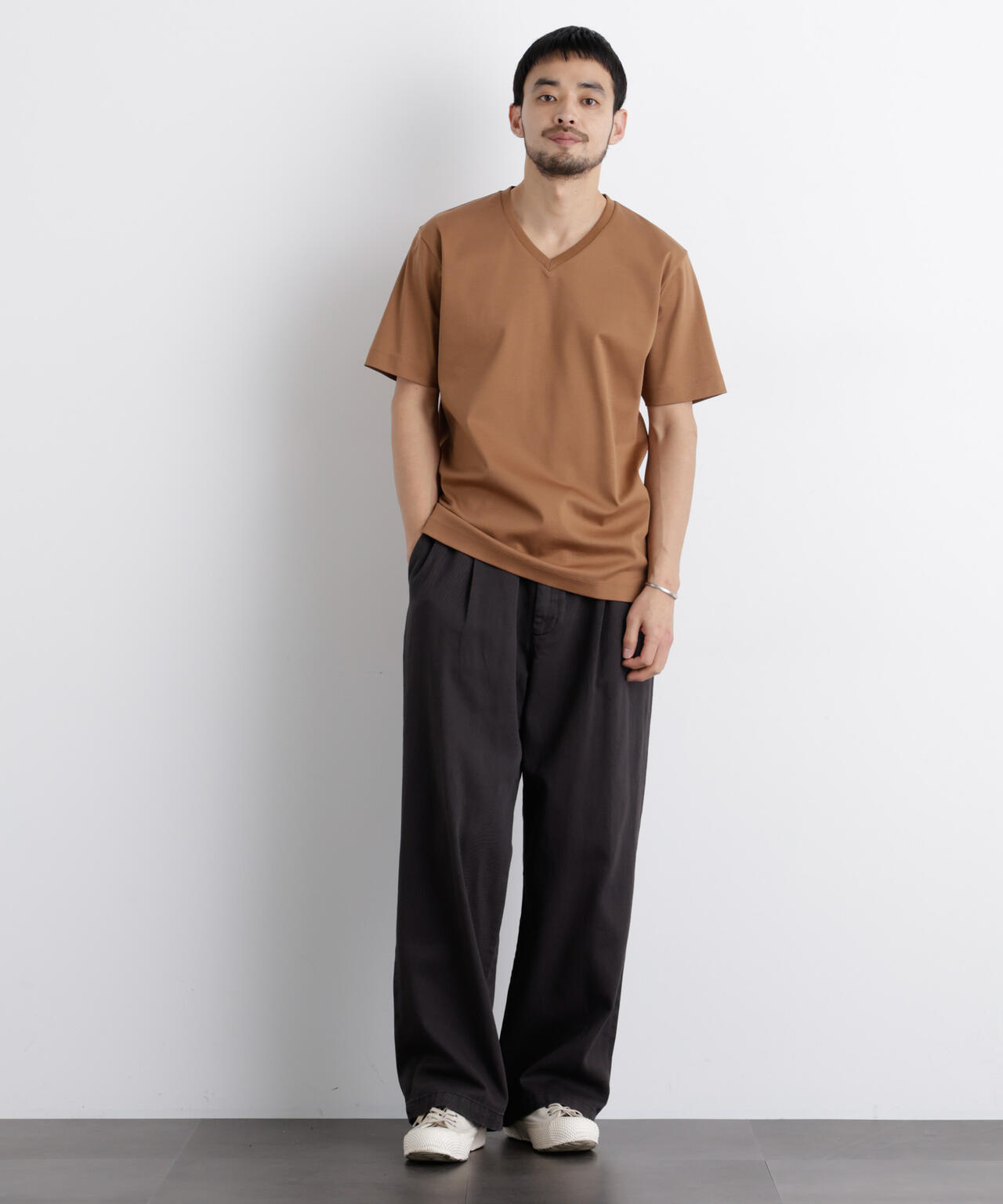 アンチスメル Vネック Tシャツ 半袖