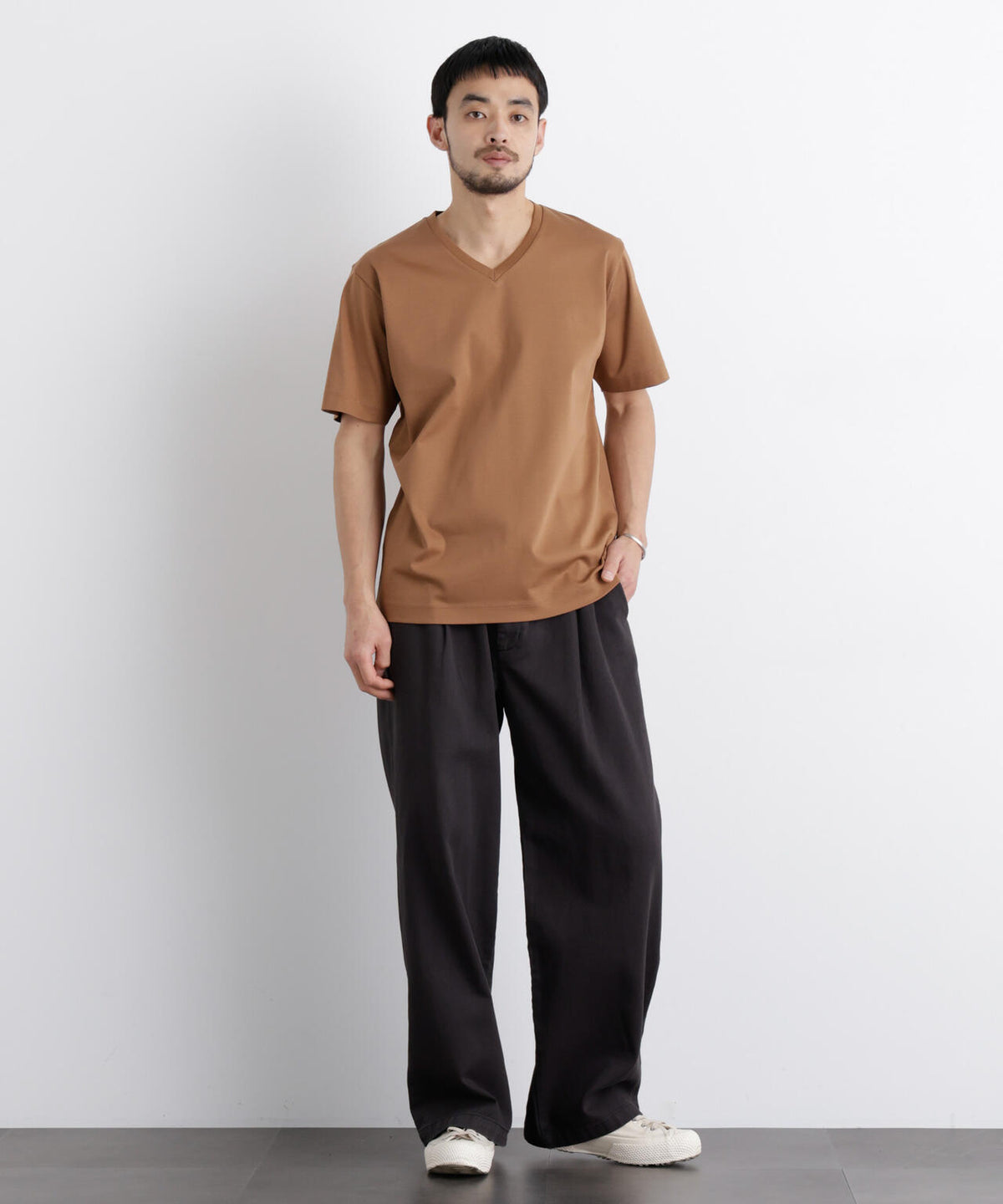 アンチスメル Vネック Tシャツ 半袖