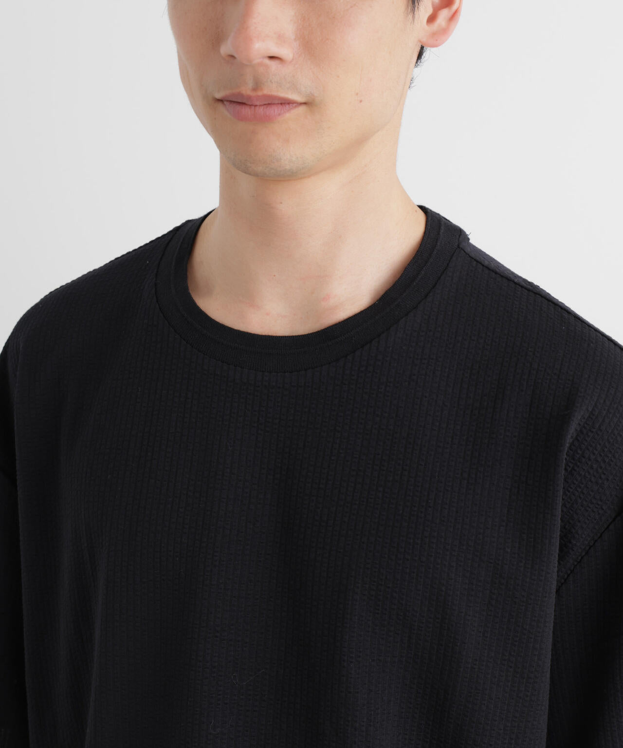 シルケットサッカーワイドTシャツ 半袖