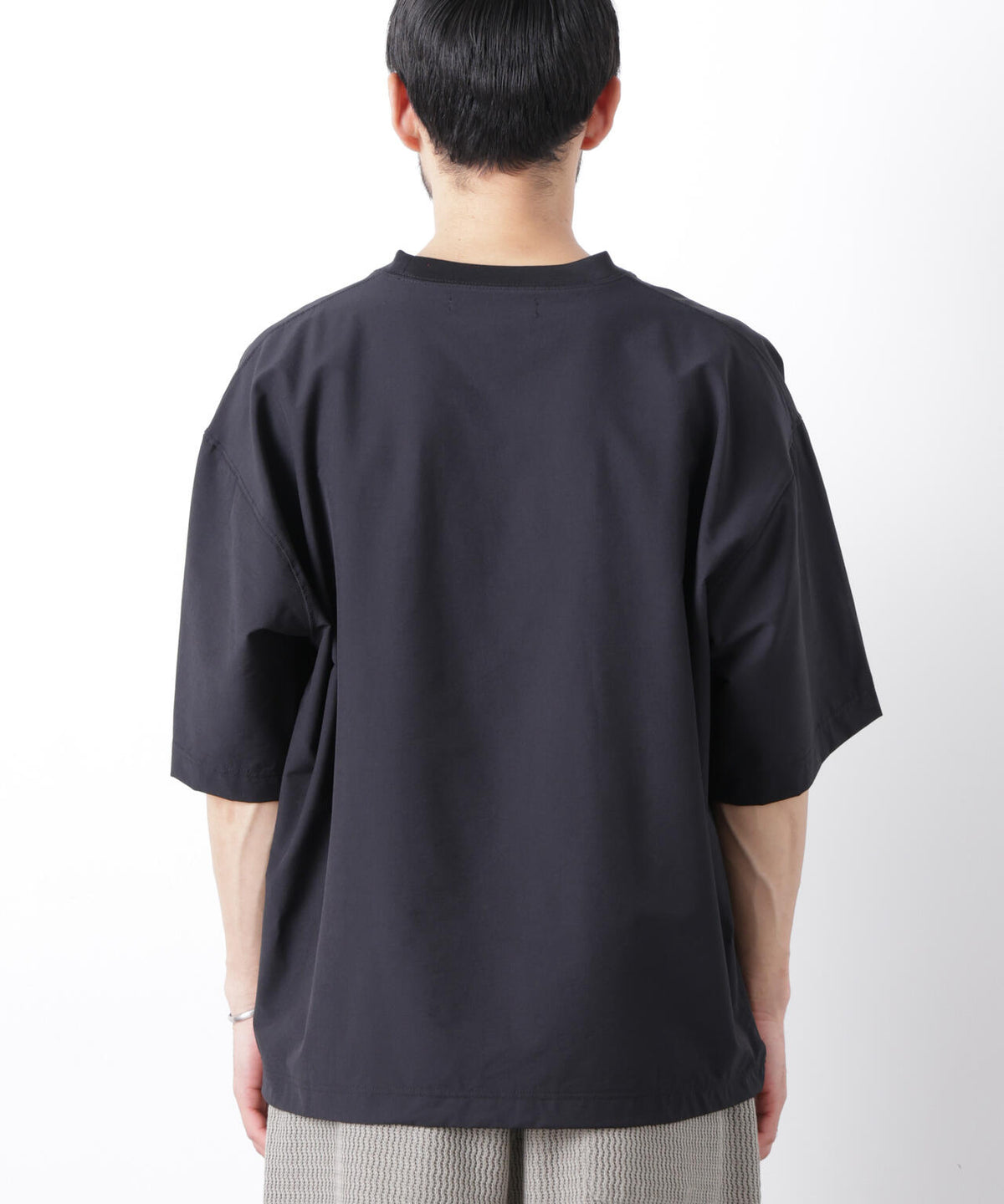 ストレッチワイドプルオーバー Tシャツ半袖(セットアップ可)