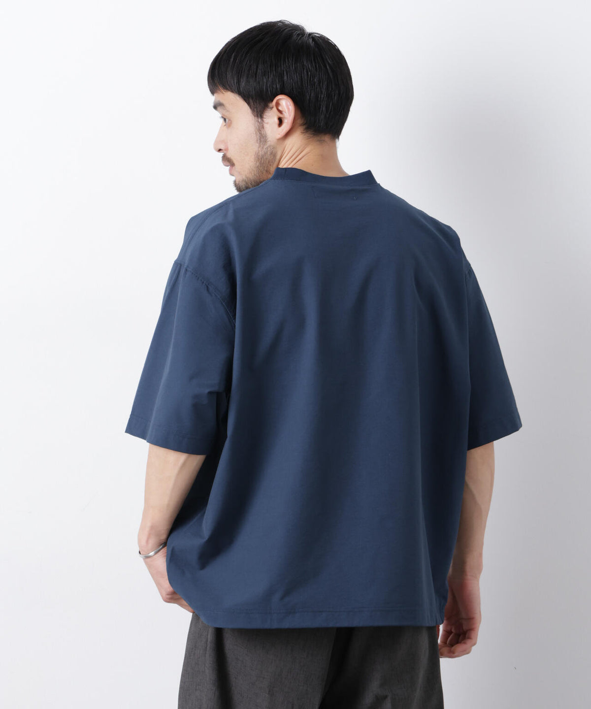 ストレッチワイドプルオーバー Tシャツ半袖(セットアップ可)